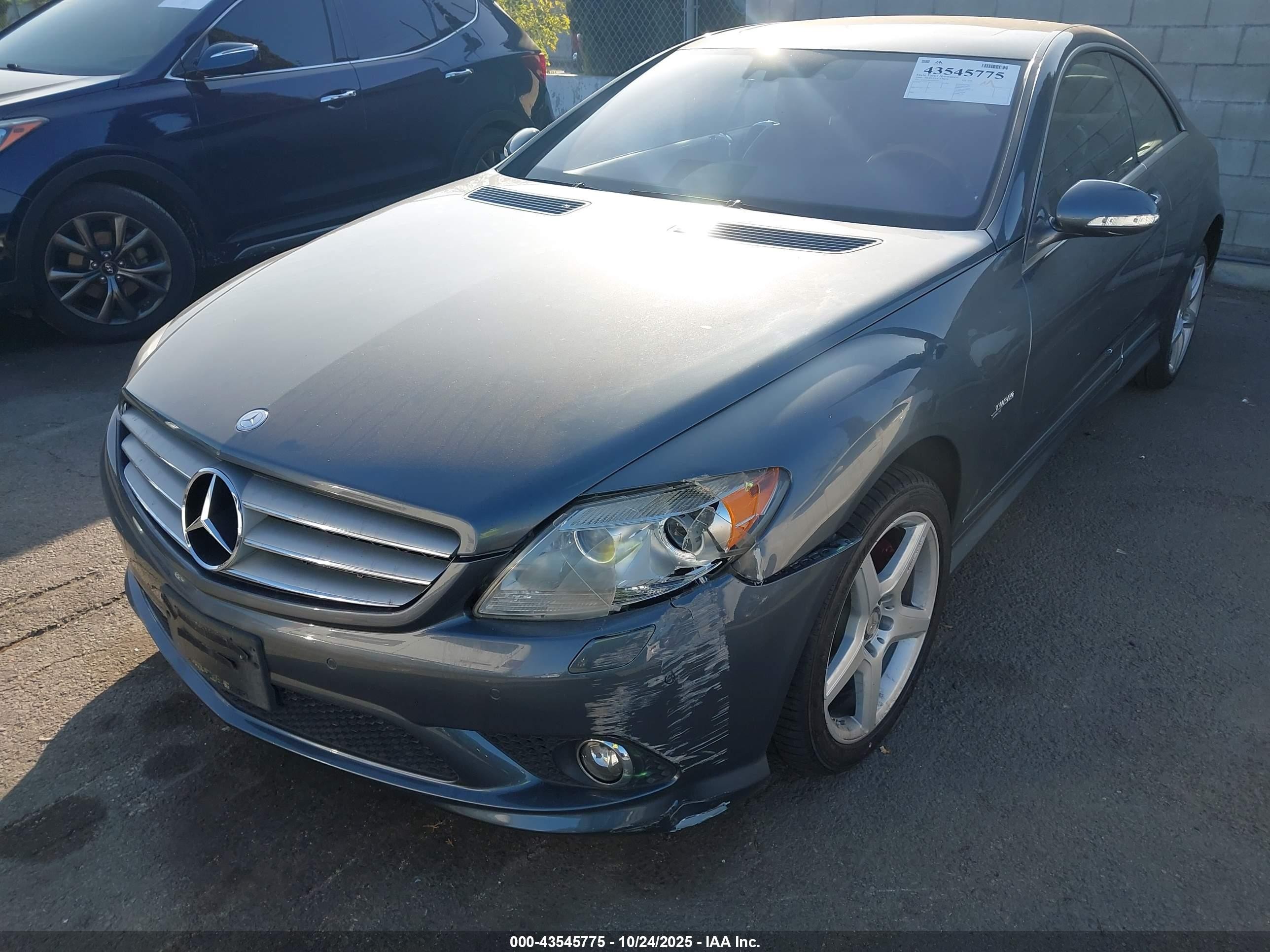 2009 Mercedes-benz Cl 550 4matic Серый vin: WDDEJ86X39A022609