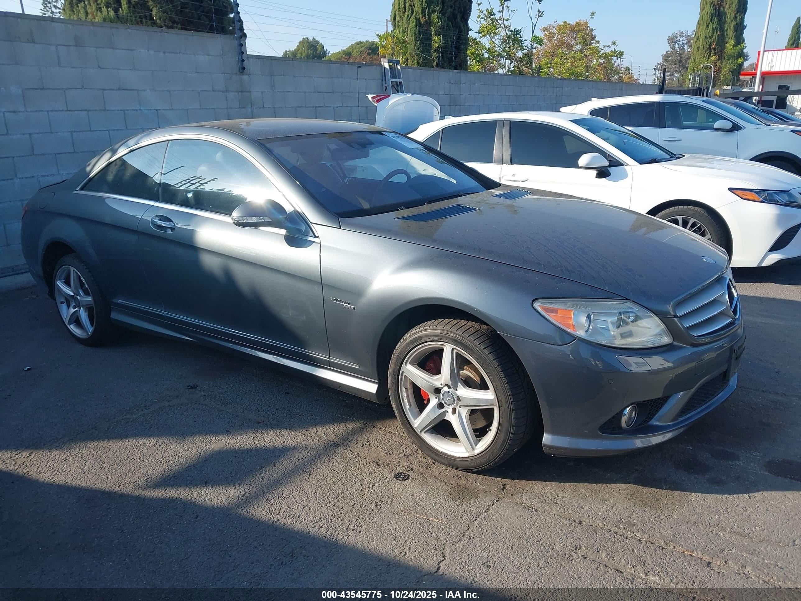 2009 Mercedes-benz Cl 550 4matic Серый vin: WDDEJ86X39A022609