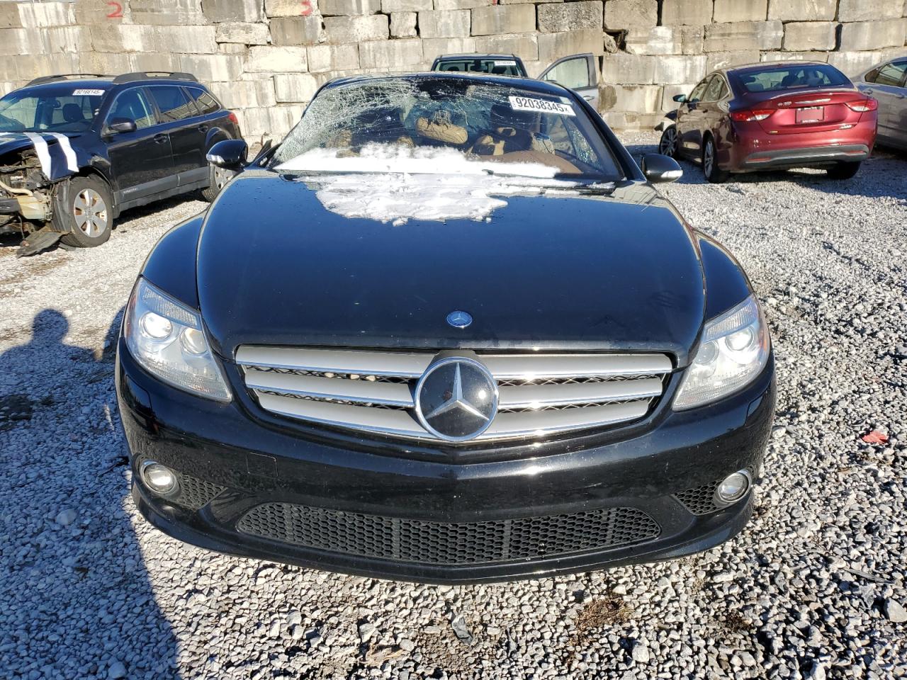 2009 Mercedes-benz Cl 550 4matic Black vin: WDDEJ86X79A022354