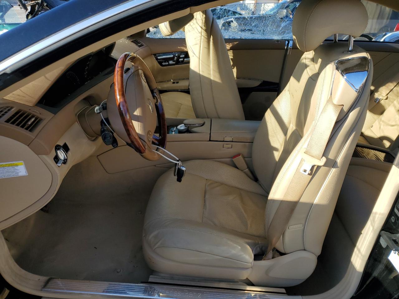 2009 Mercedes-benz Cl 550 4matic Black vin: WDDEJ86X79A022354