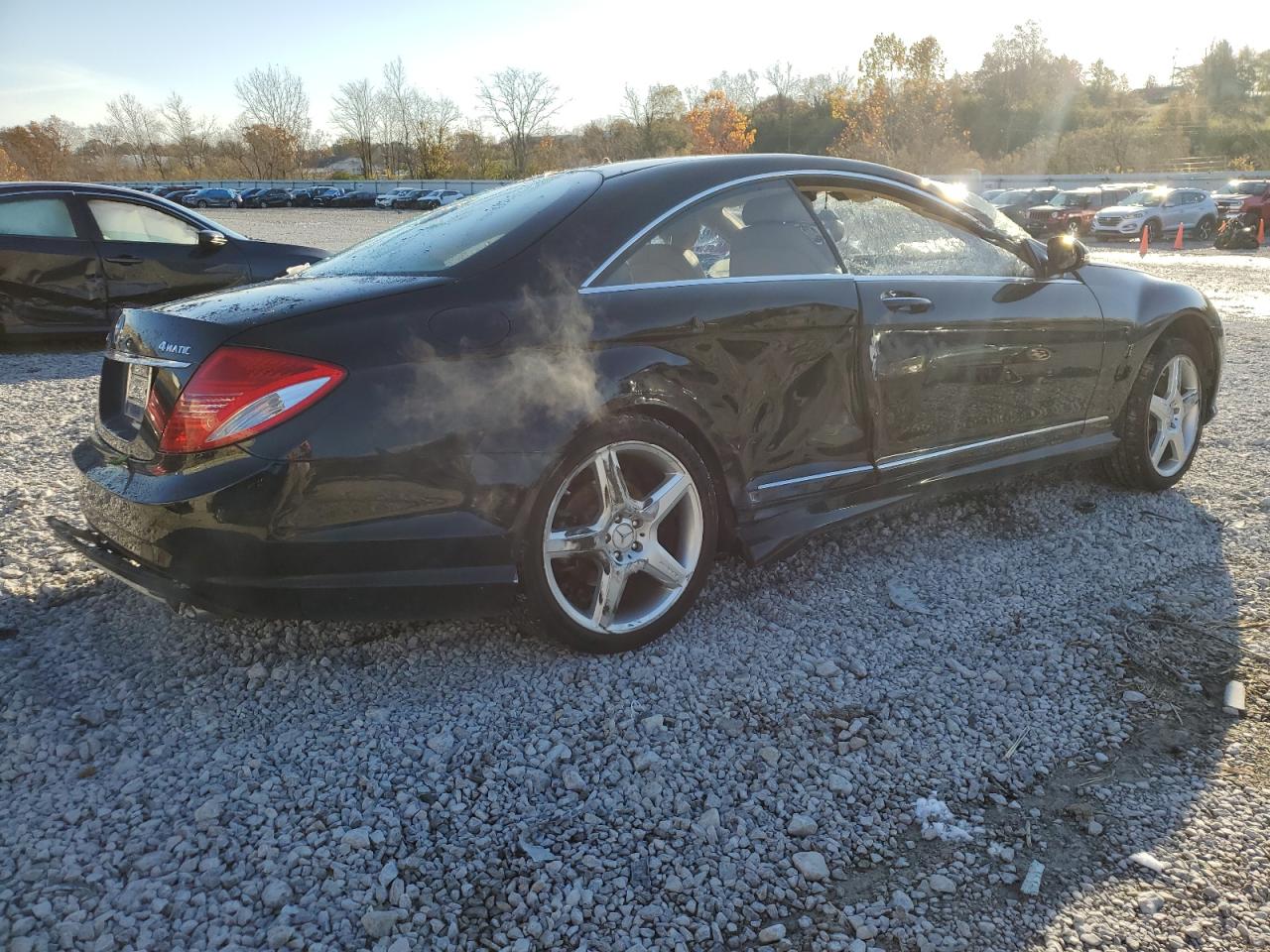 2009 Mercedes-benz Cl 550 4matic Black vin: WDDEJ86X79A022354