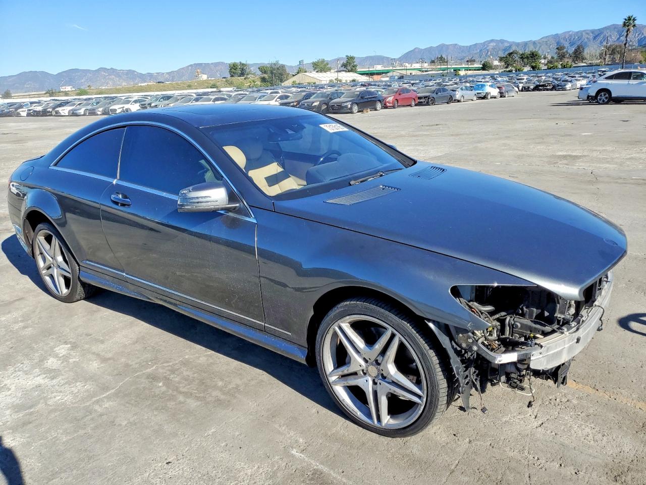 2010 Mercedes-benz Cl 550 4matic Gray vin: WDDEJ8GB7AA024368