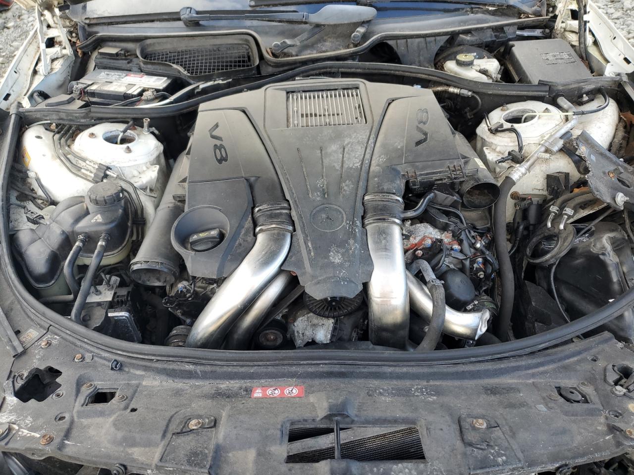 2013 Mercedes-benz Cl 550 4matic White vin: WDDEJ9EB0DA030736
