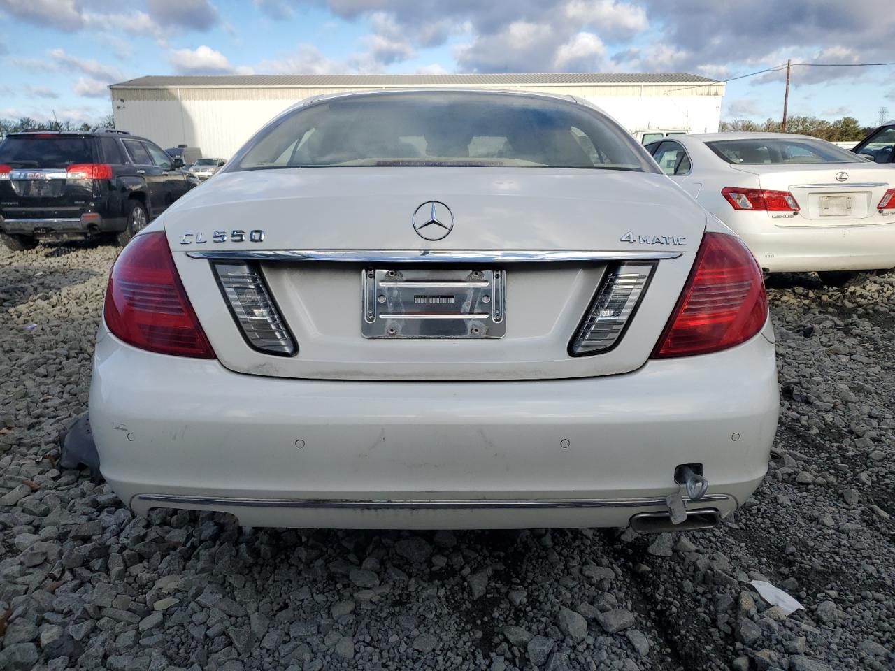2013 Mercedes-benz Cl 550 4matic White vin: WDDEJ9EB0DA030736