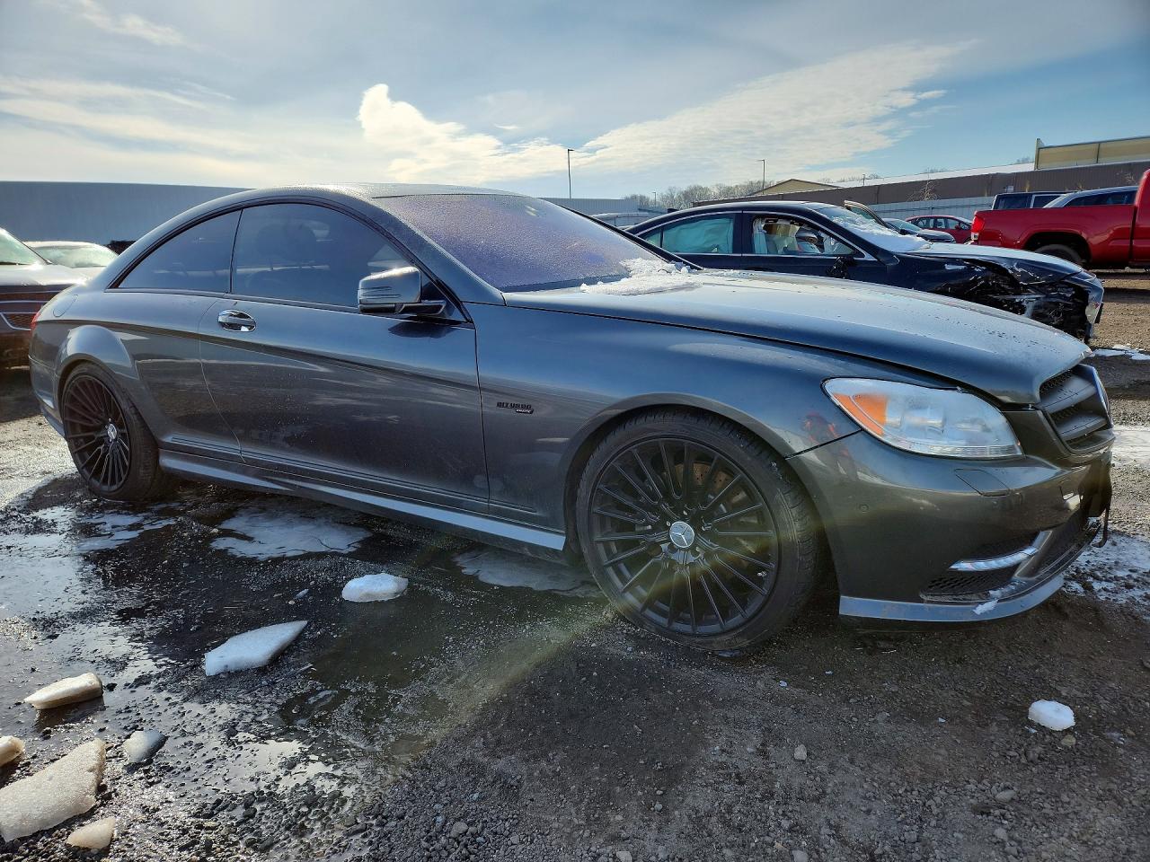2011 Mercedes-benz Cl 550 4matic Серый vin: WDDEJ9EB1BA027728