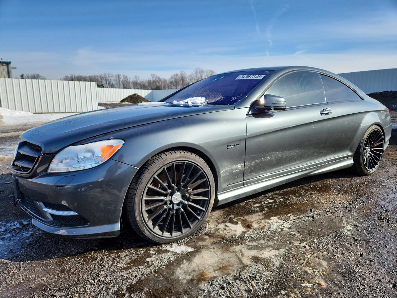 2011 Mercedes-benz Cl 550 4matic Серый vin: WDDEJ9EB1BA027728