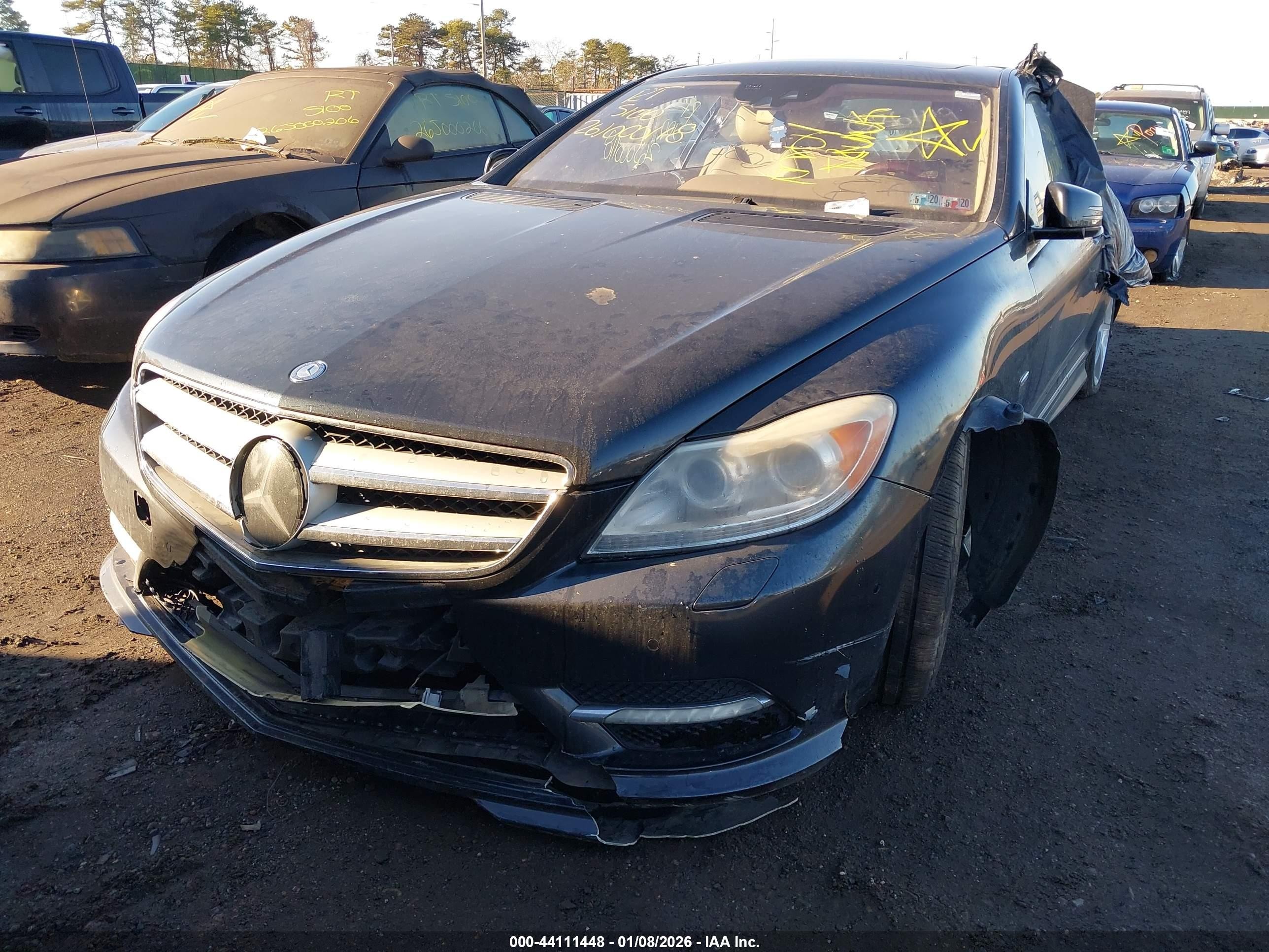 2011 Mercedes-benz Cl 550 4matic Black vin: WDDEJ9EB2BA026149
