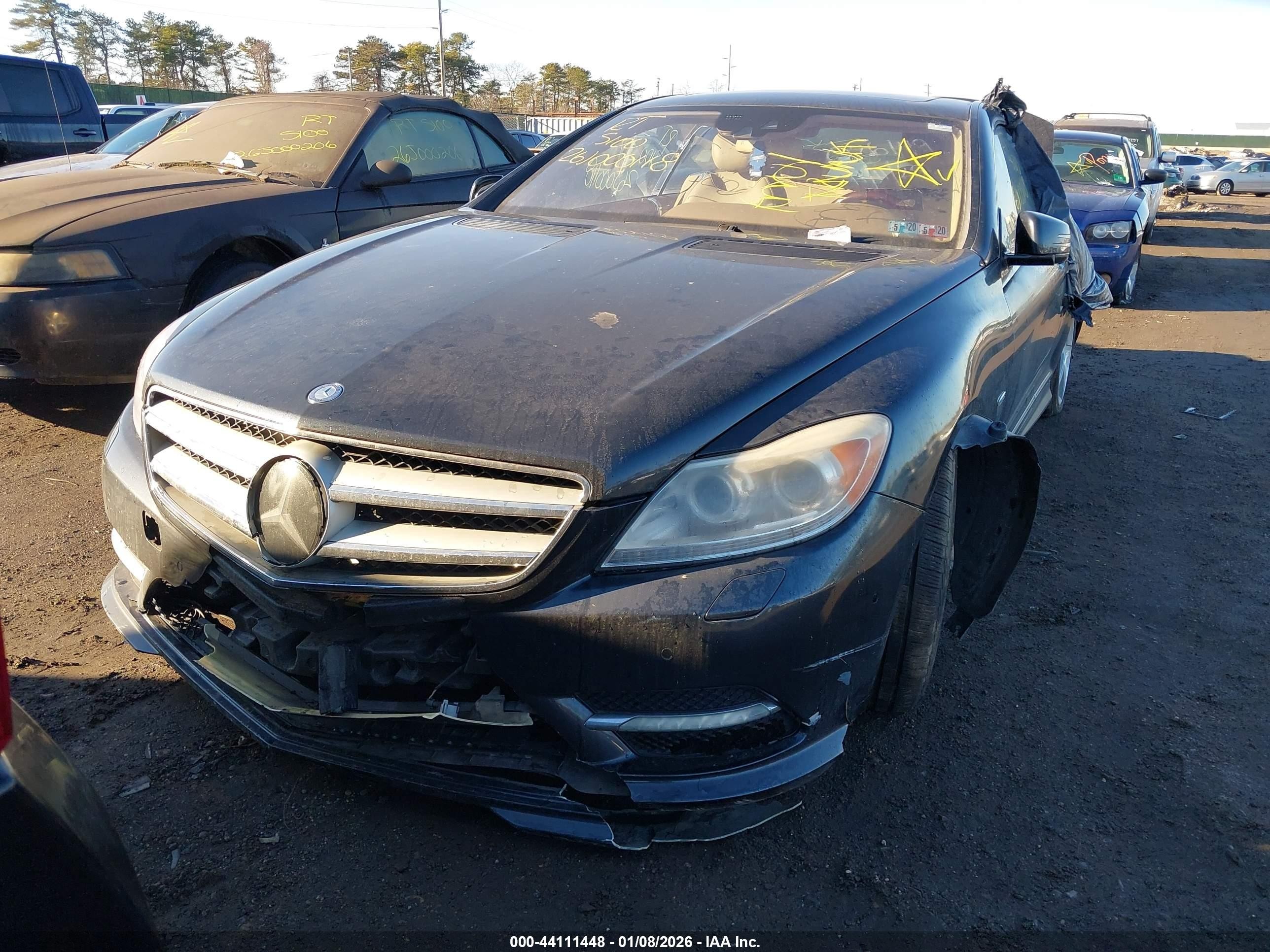 2011 Mercedes-benz Cl 550 4matic Black vin: WDDEJ9EB2BA026149