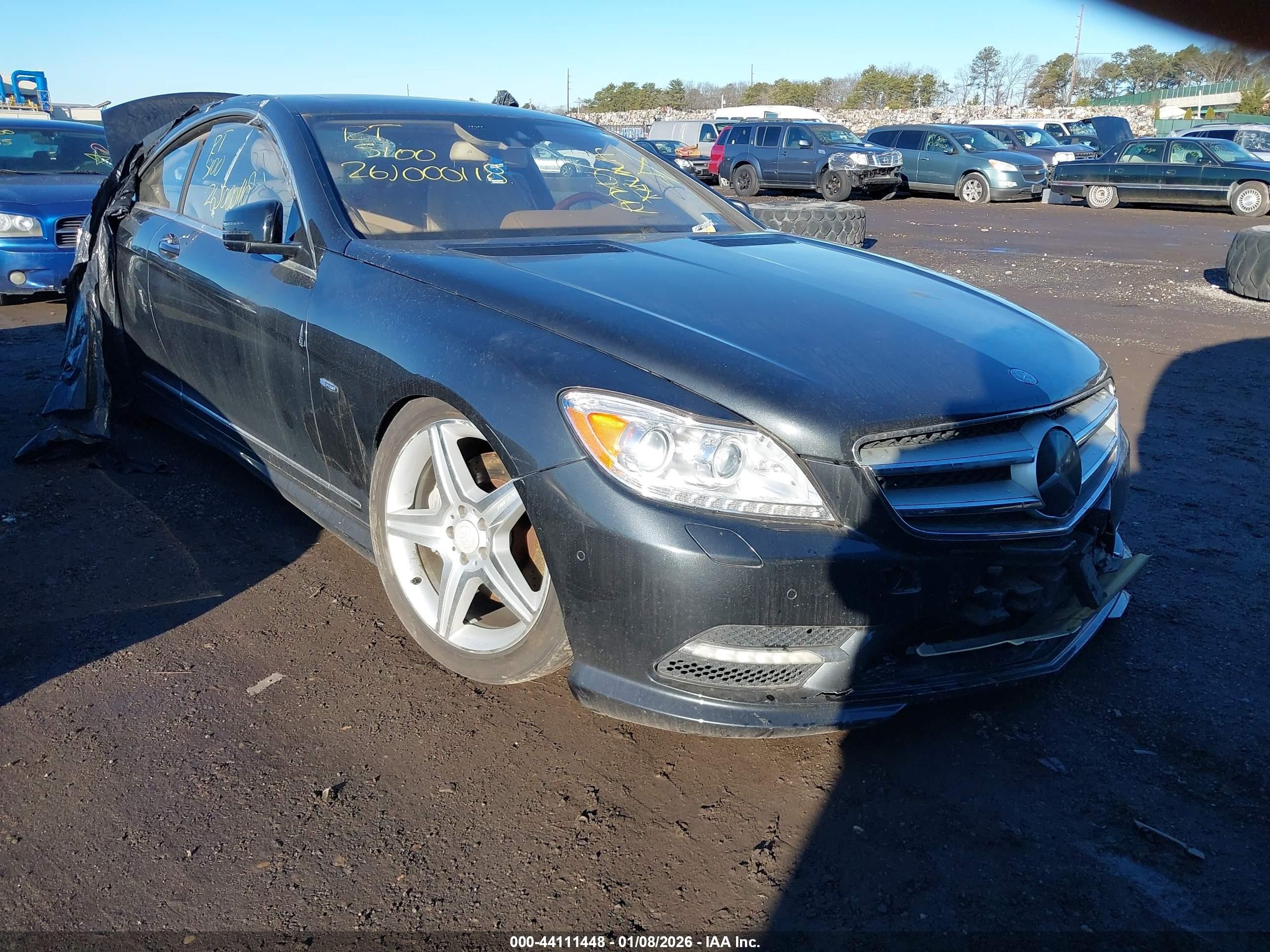 2011 Mercedes-benz Cl 550 4matic Black vin: WDDEJ9EB2BA026149