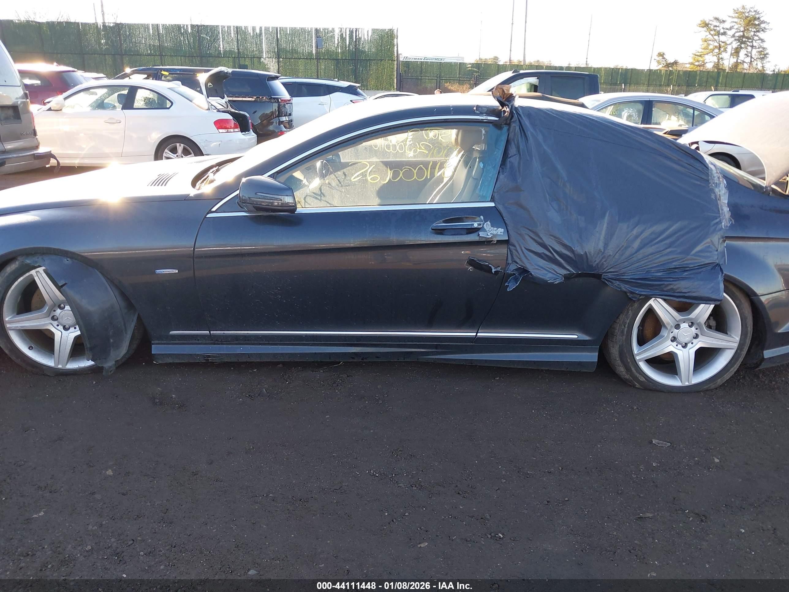 2011 Mercedes-benz Cl 550 4matic Black vin: WDDEJ9EB2BA026149