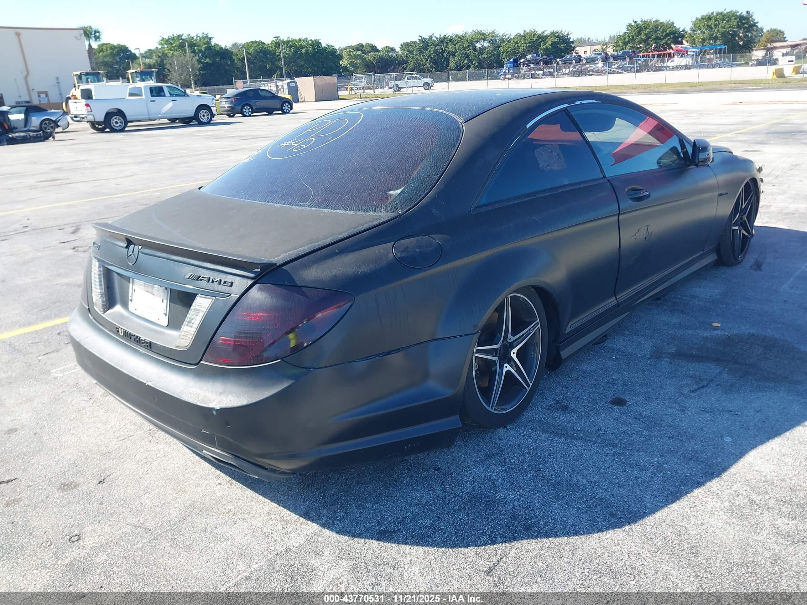 2011 Mercedes-benz Cl 550 4matic Black vin: WDDEJ9EB2BA026670