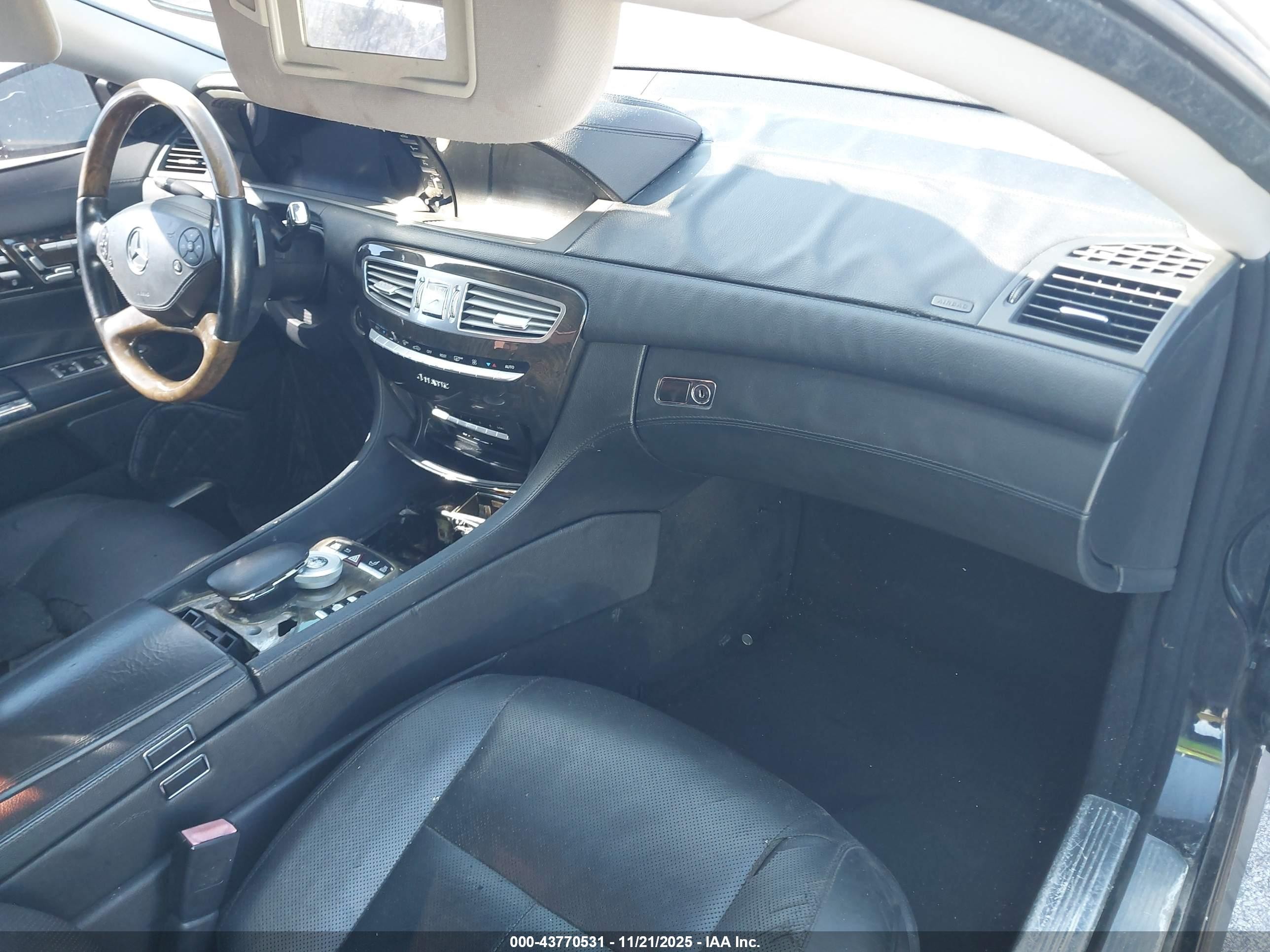 2011 Mercedes-benz Cl 550 4matic Black vin: WDDEJ9EB2BA026670