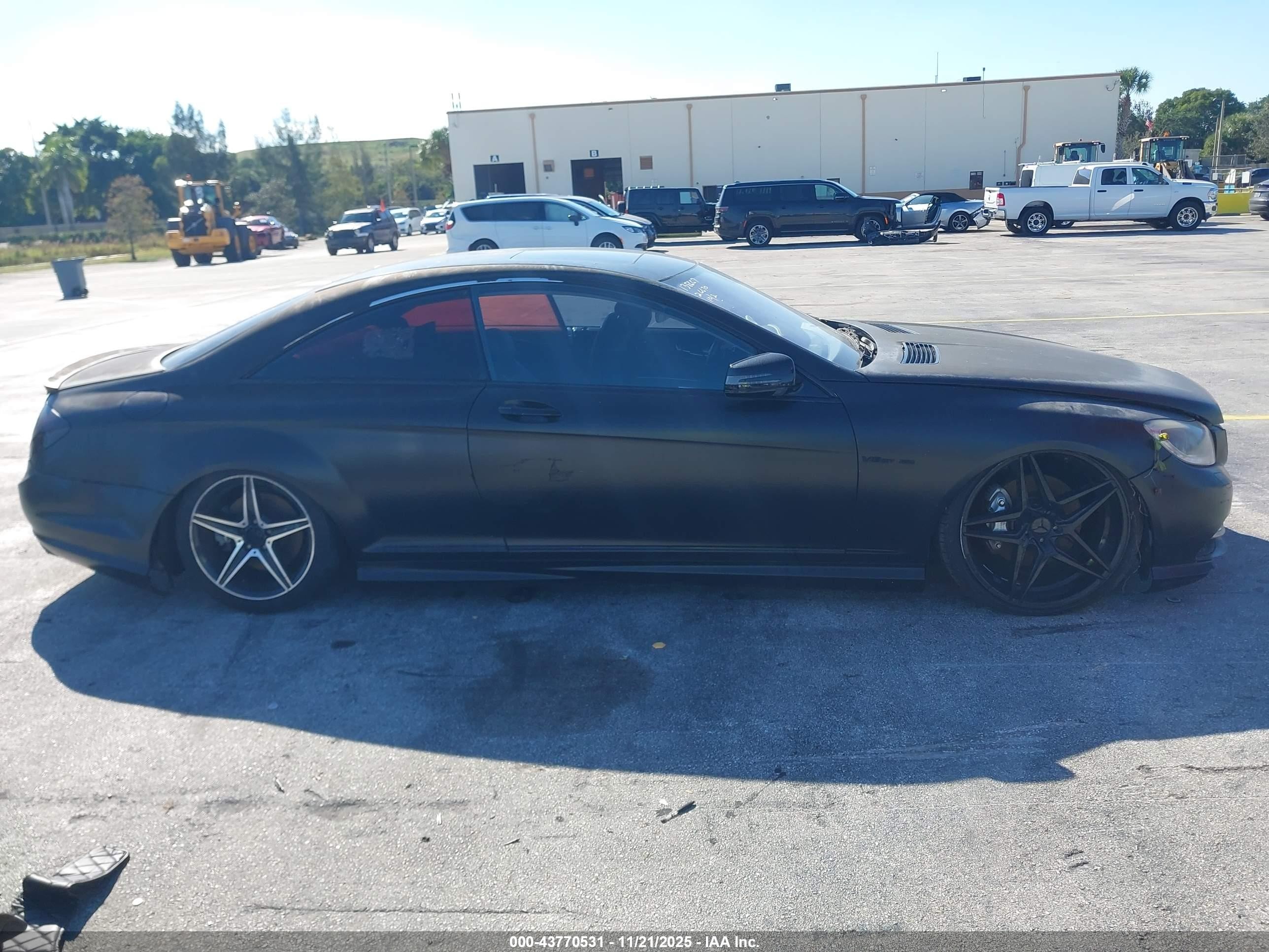 2011 Mercedes-benz Cl 550 4matic Black vin: WDDEJ9EB2BA026670