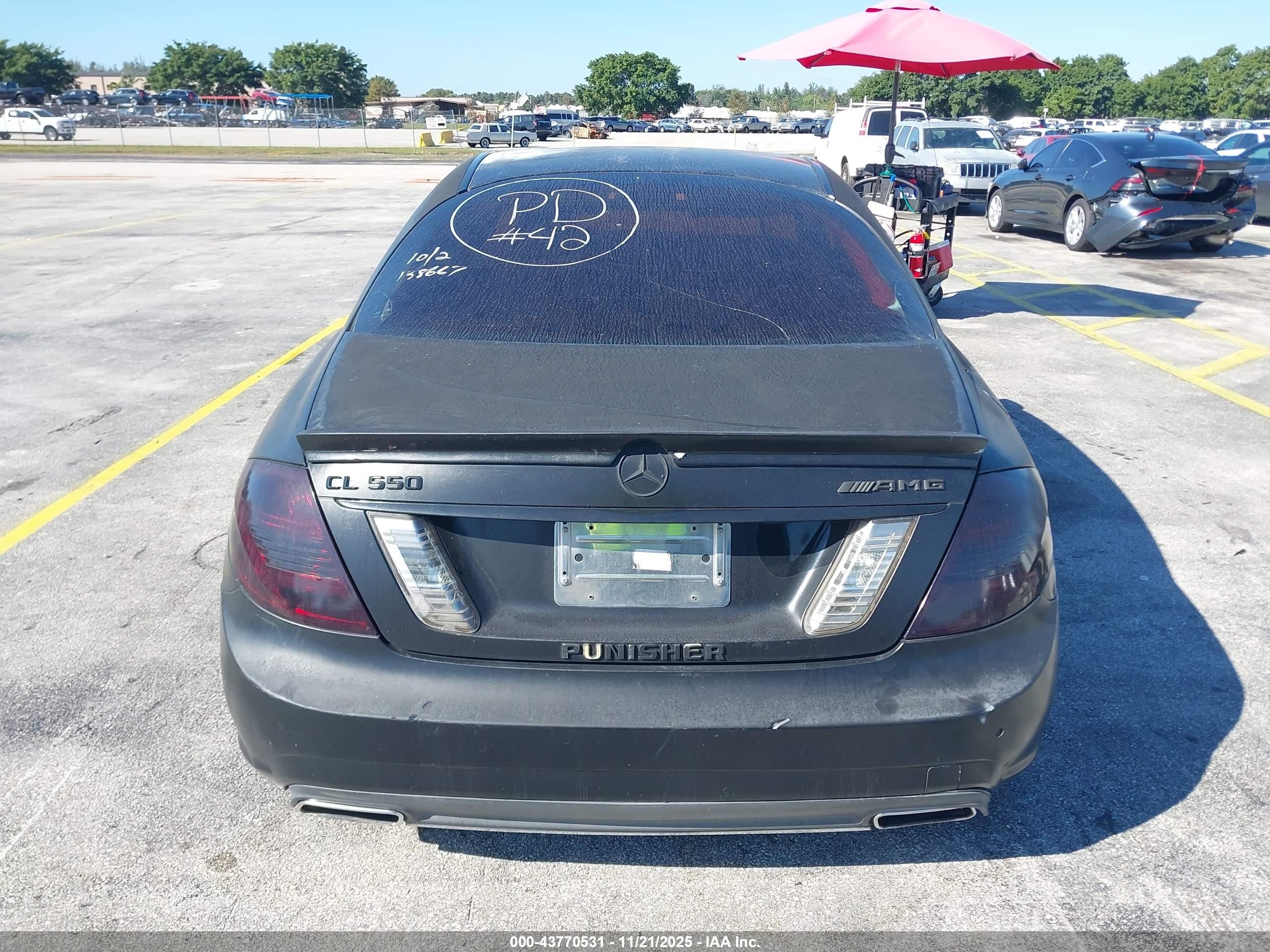 2011 Mercedes-benz Cl 550 4matic Black vin: WDDEJ9EB2BA026670