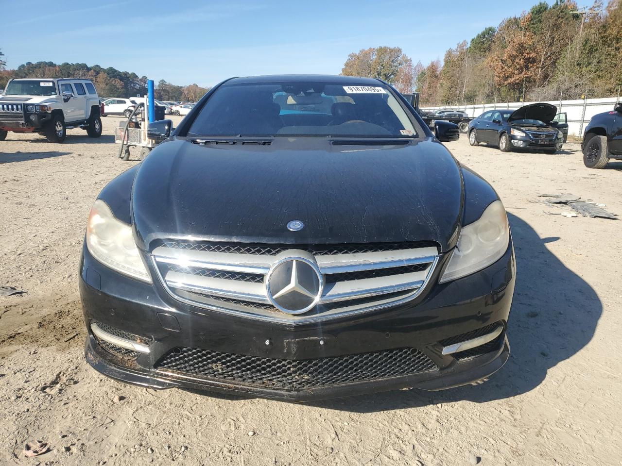 2011 Mercedes-benz Cl 550 4matic Черный vin: WDDEJ9EB2BA026779