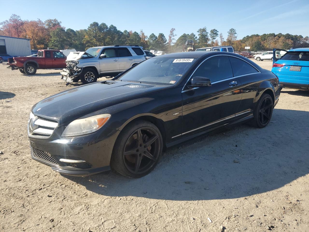 2011 Mercedes-benz Cl 550 4matic Black vin: WDDEJ9EB2BA026779
