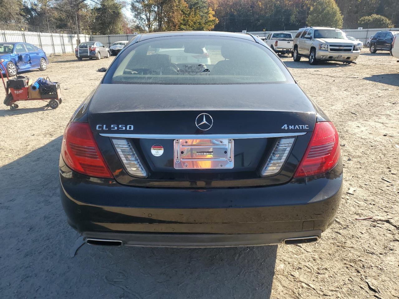 2011 Mercedes-benz Cl 550 4matic Черный vin: WDDEJ9EB2BA026779