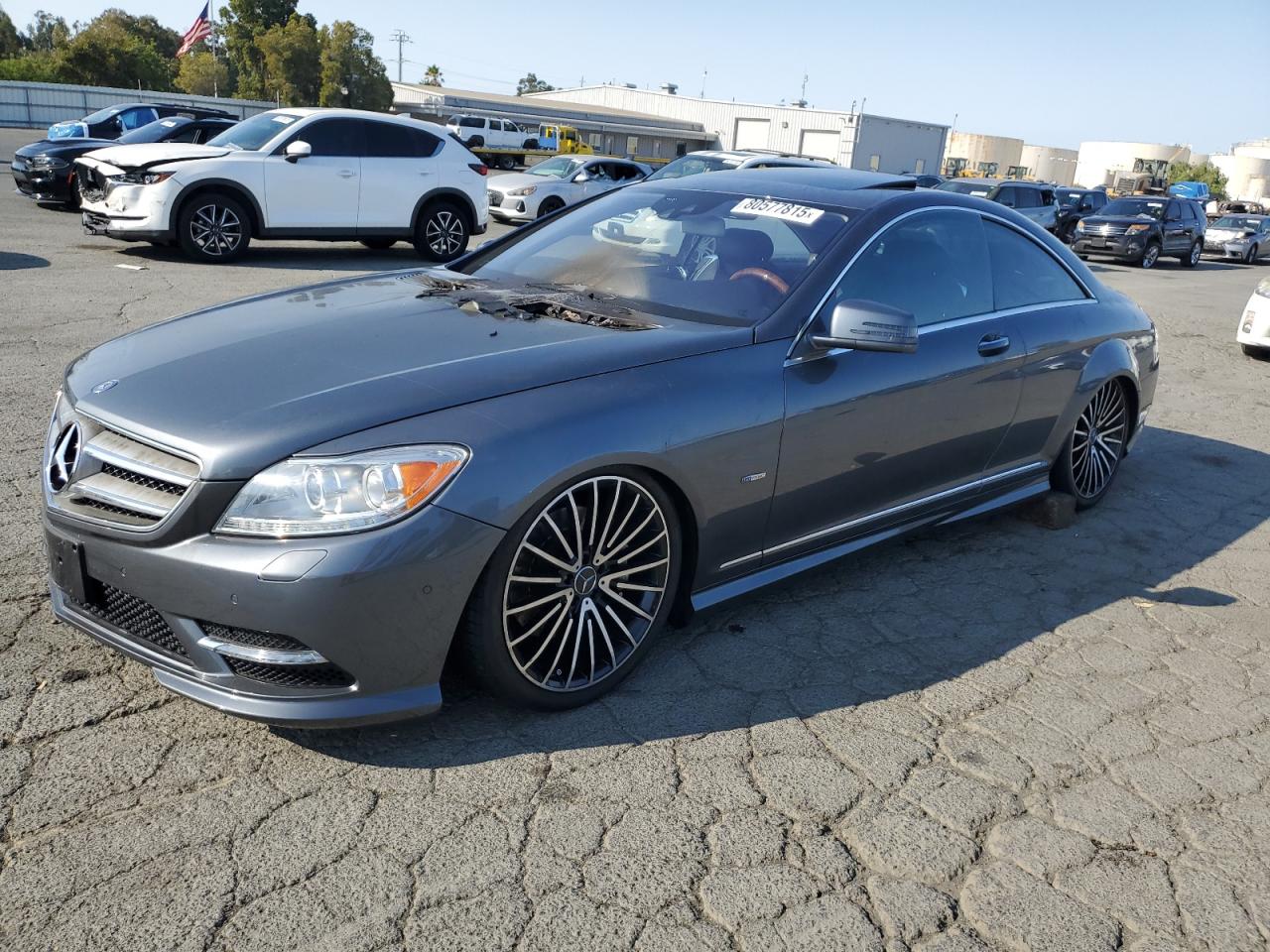 2011 Mercedes-benz Cl 550 4matic Gray vin: WDDEJ9EB3BA026810