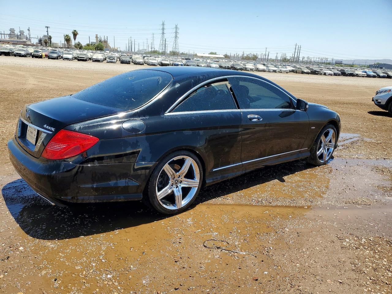 2012 Mercedes-benz Cl 550 4matic Black vin: WDDEJ9EB4CA028356