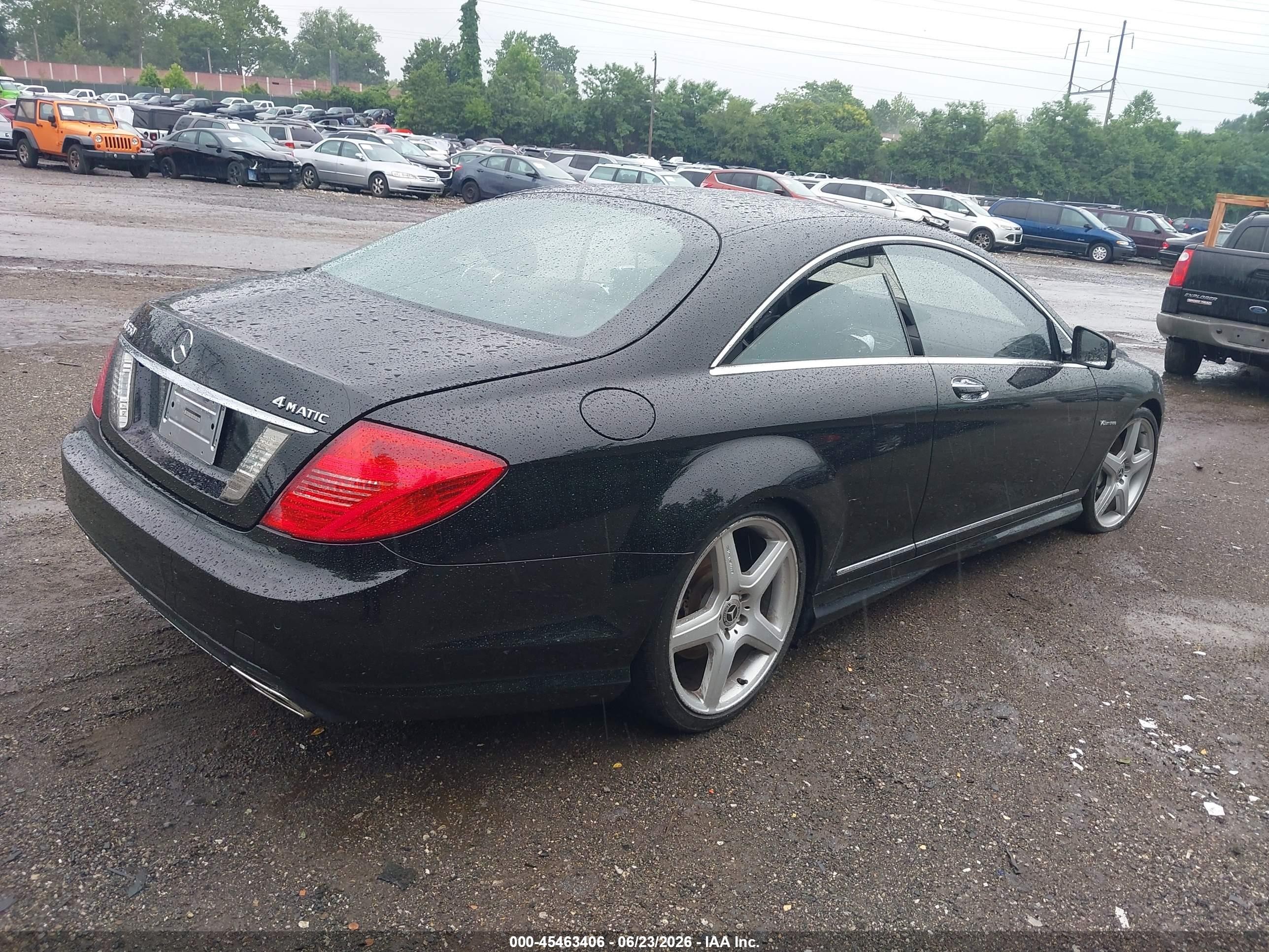 2013 Mercedes-benz Cl 550 4matic Black vin: WDDEJ9EB4DA030755