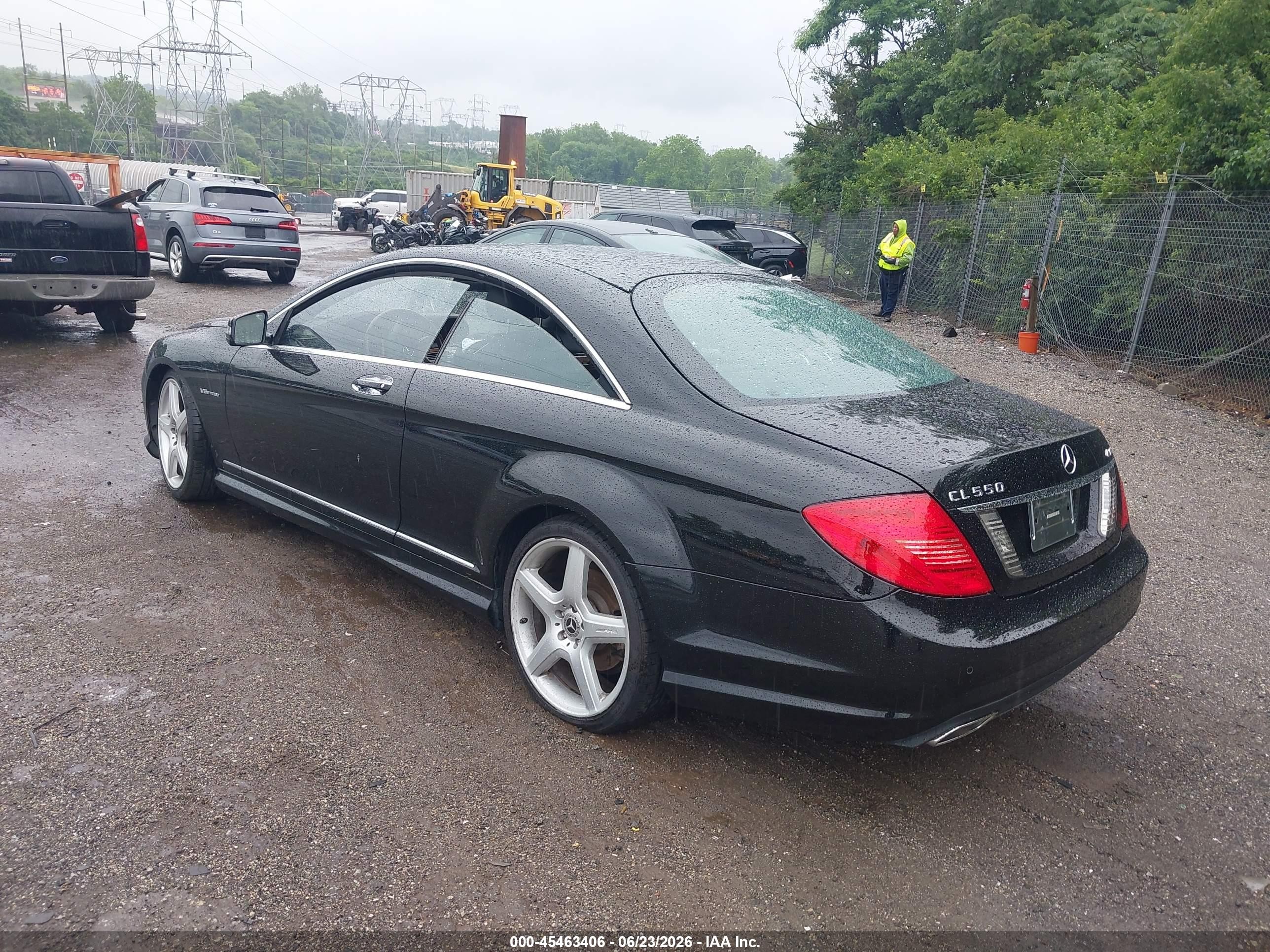 2013 Mercedes-benz Cl 550 4matic Black vin: WDDEJ9EB4DA030755