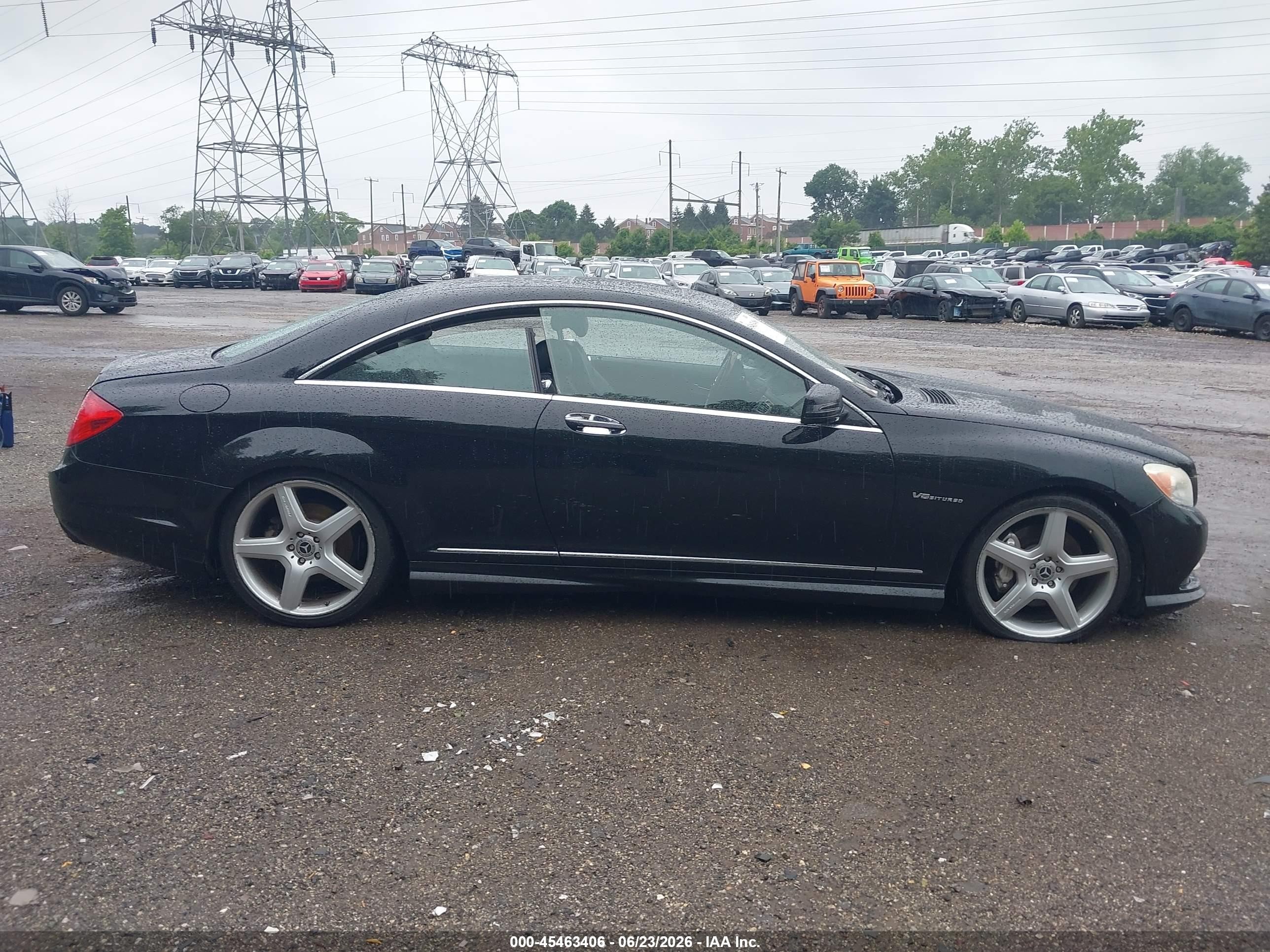 2013 Mercedes-benz Cl 550 4matic Black vin: WDDEJ9EB4DA030755