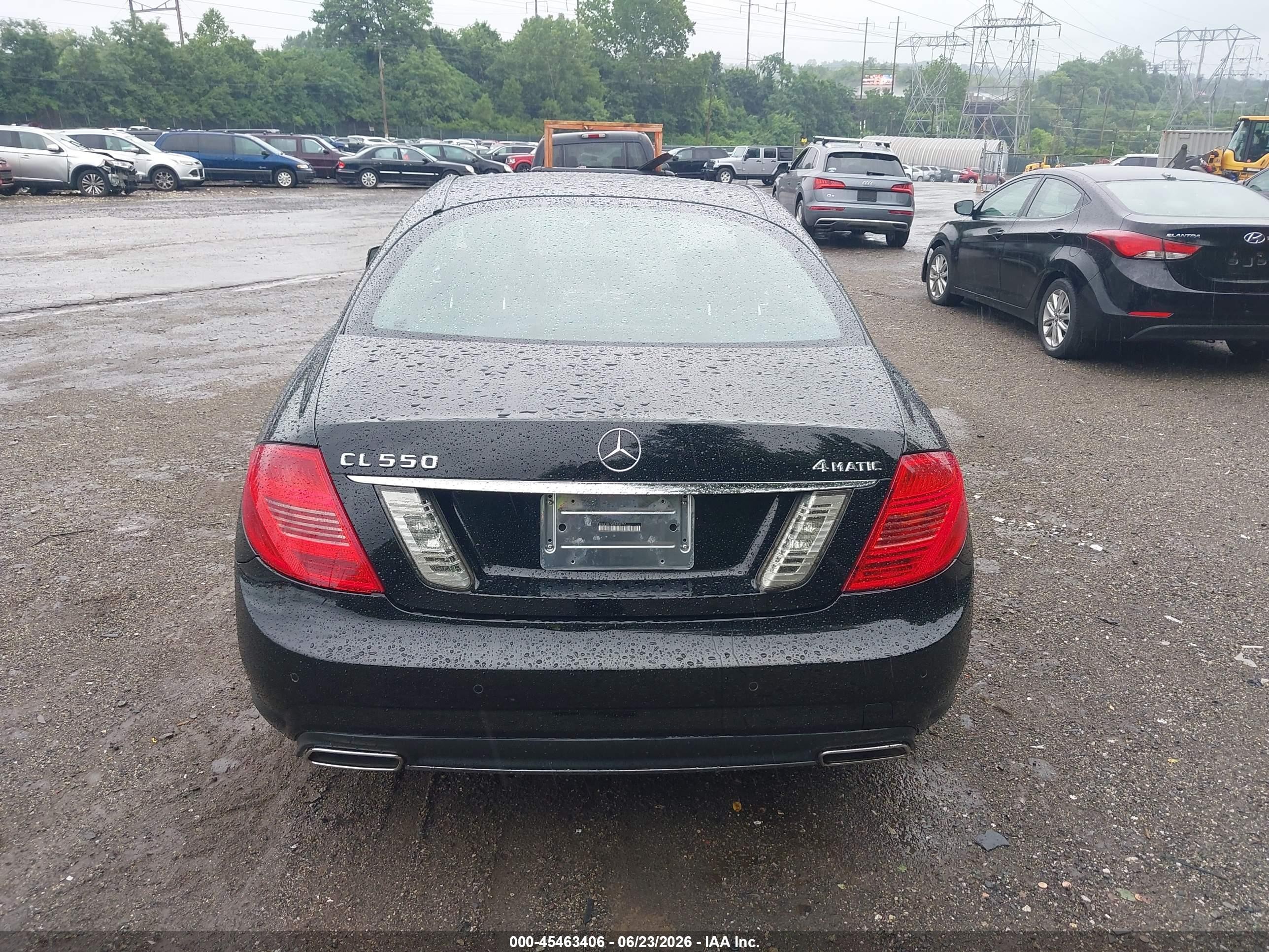 2013 Mercedes-benz Cl 550 4matic Black vin: WDDEJ9EB4DA030755