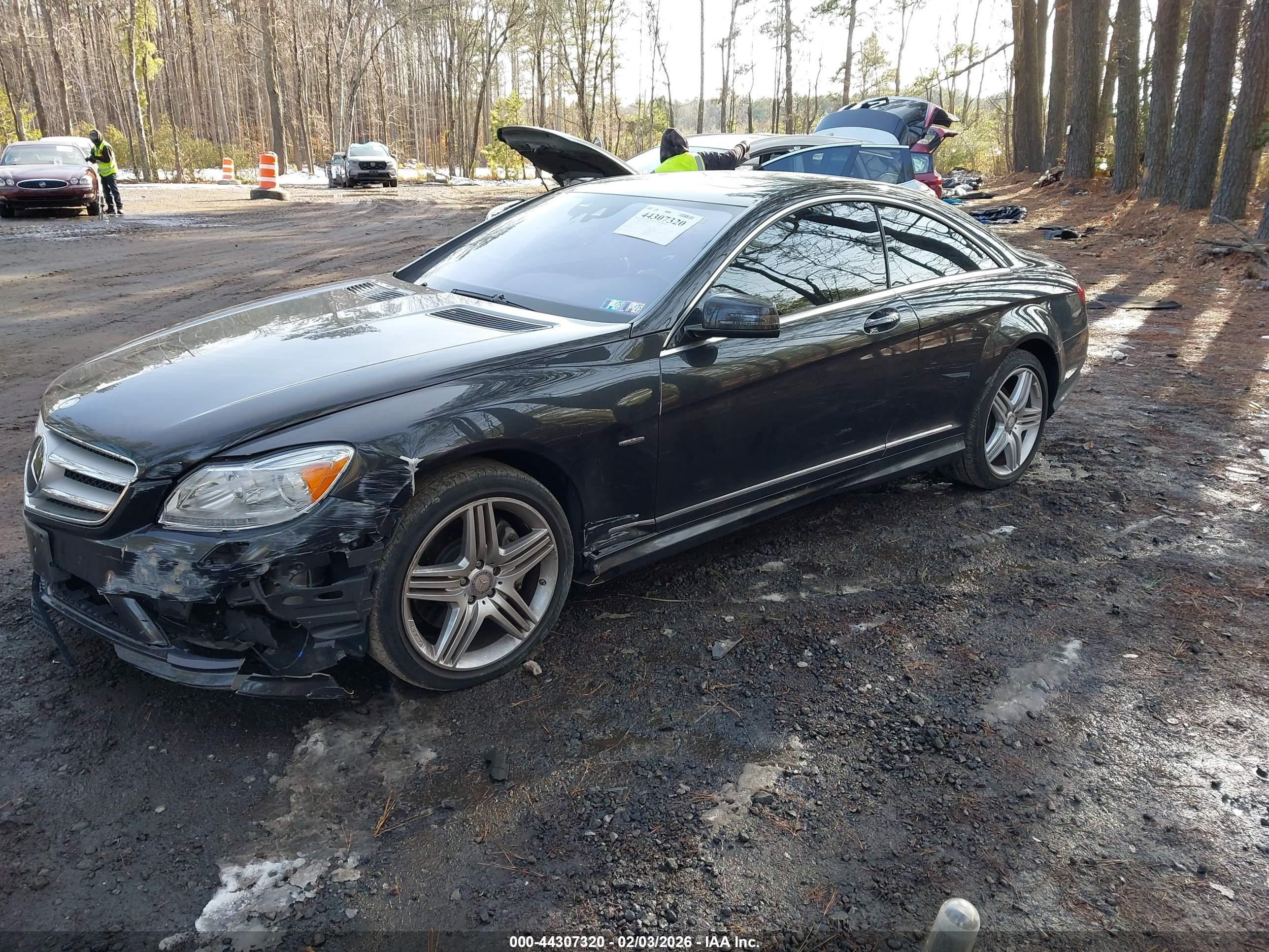 2013 Mercedes-benz Cl 550 4matic Black vin: WDDEJ9EB5DA031266