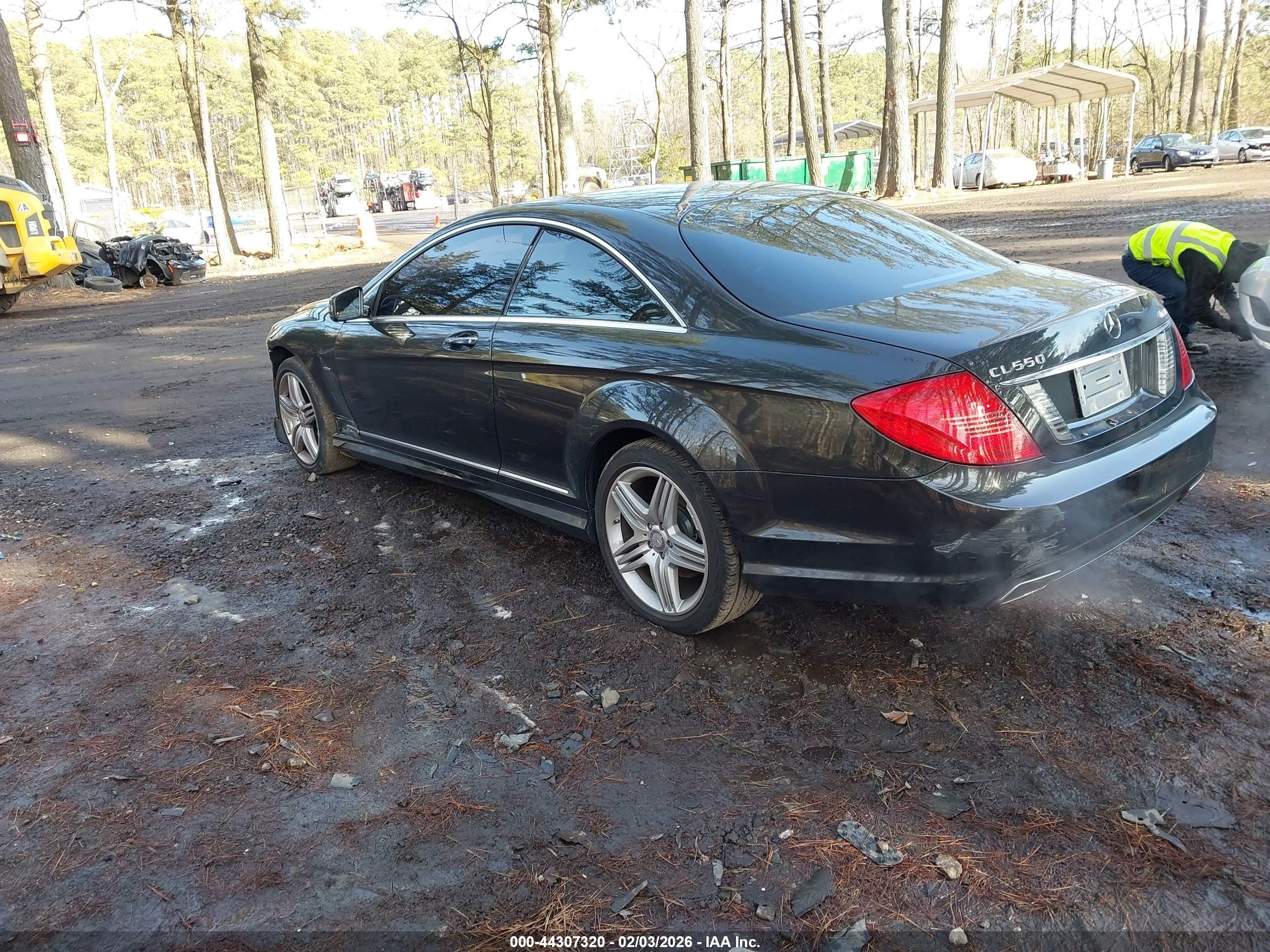 2013 Mercedes-benz Cl 550 4matic Black vin: WDDEJ9EB5DA031266