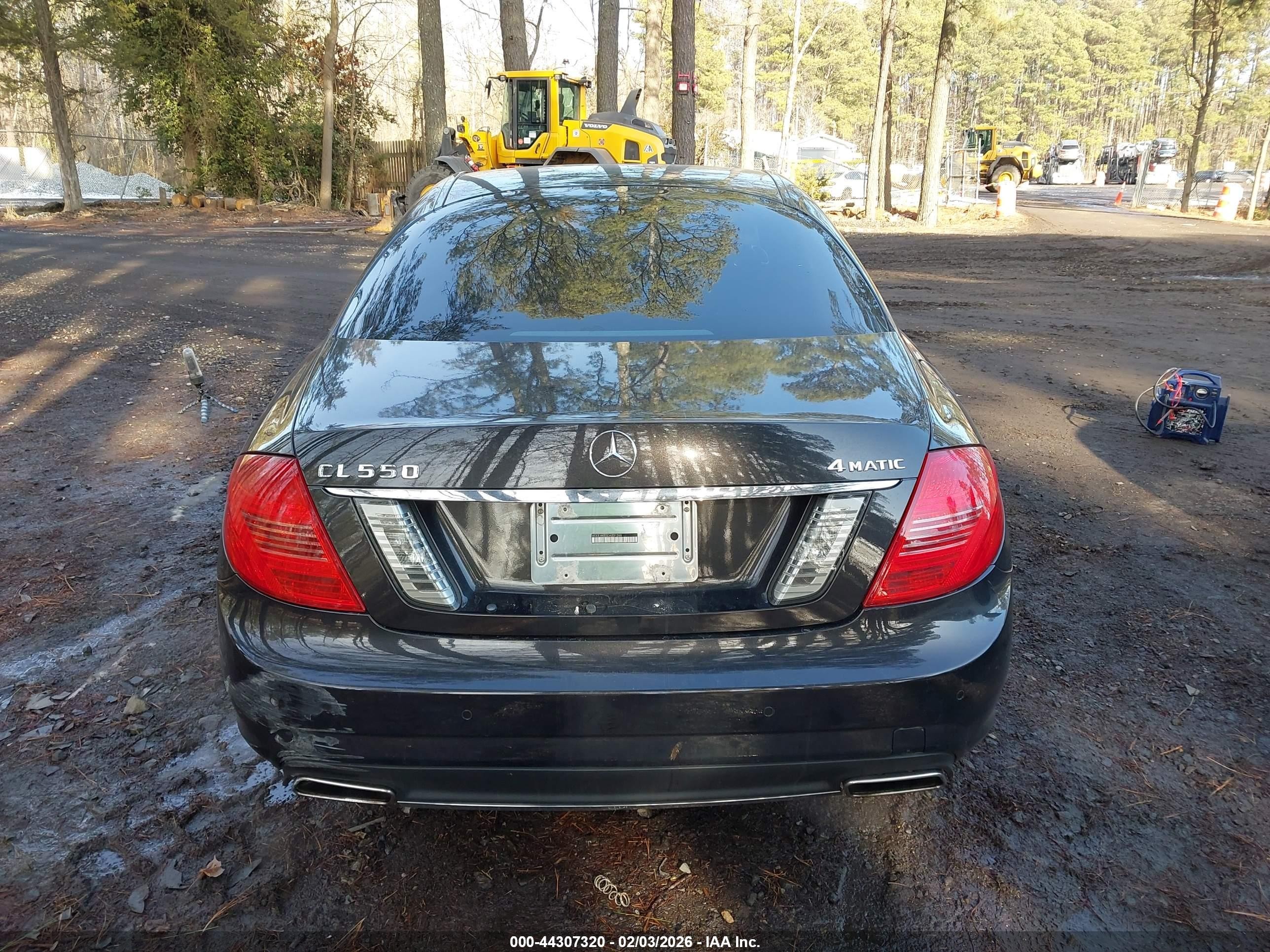 2013 Mercedes-benz Cl 550 4matic Black vin: WDDEJ9EB5DA031266