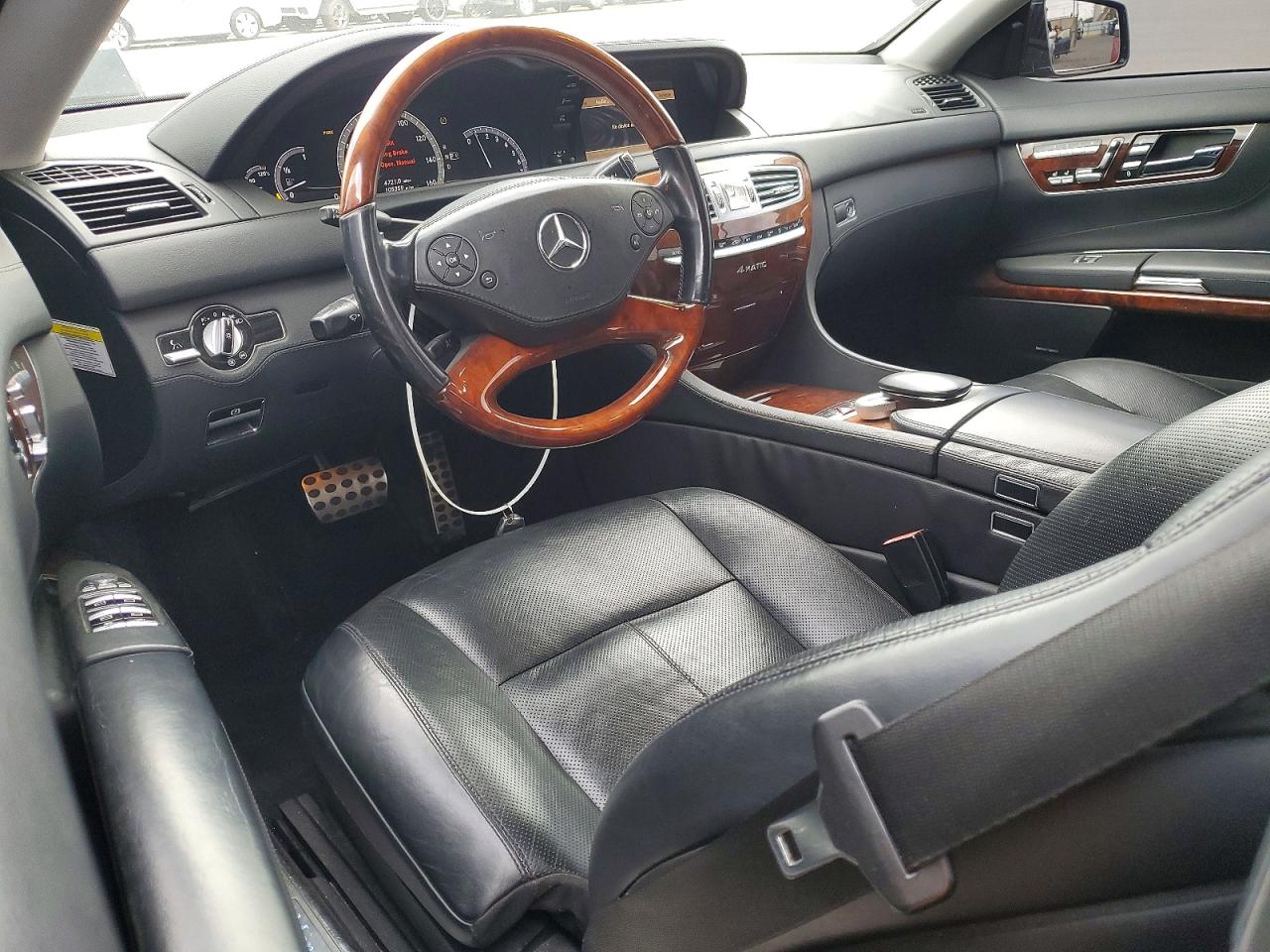 2011 Mercedes-benz Cl 550 4matic Black vin: WDDEJ9EB6BA027143