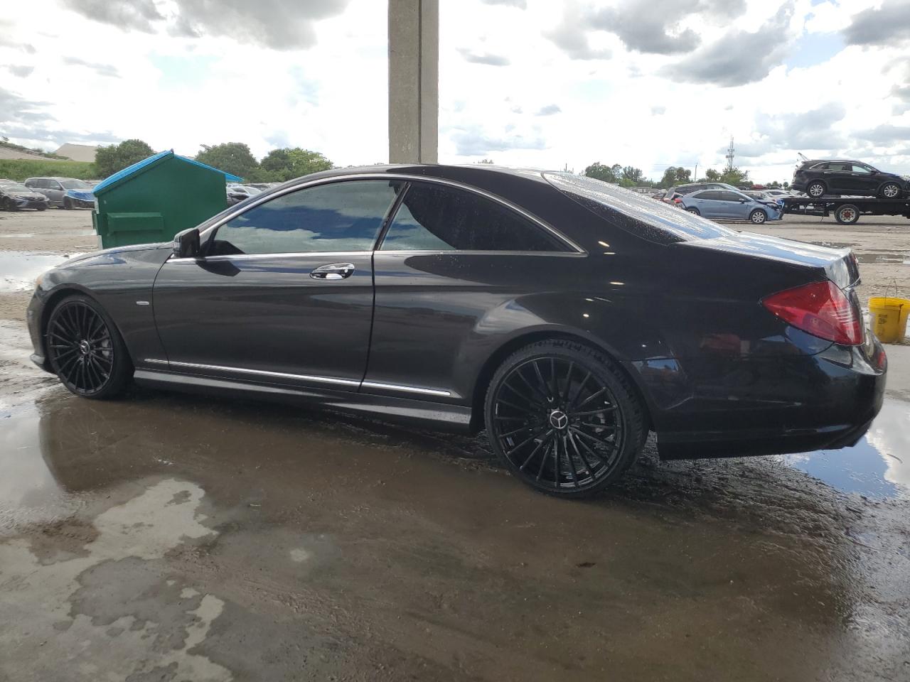 2012 Mercedes-benz Cl 550 4matic Black vin: WDDEJ9EB7CA030196