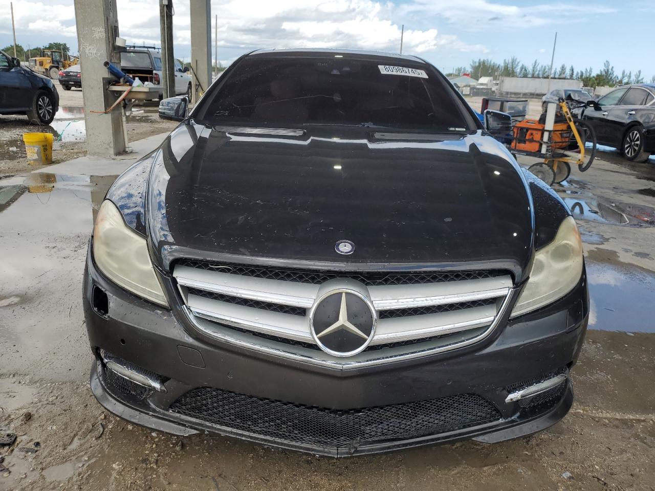 2012 Mercedes-benz Cl 550 4matic Black vin: WDDEJ9EB7CA030196