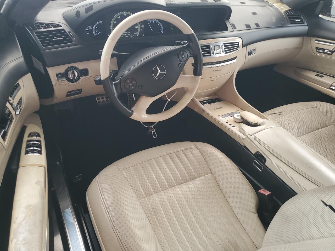 2012 Mercedes-benz Cl 550 4matic Black vin: WDDEJ9EB7CA030196