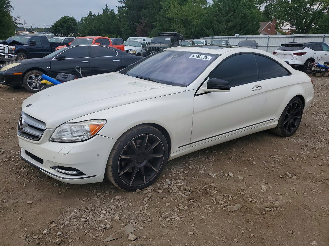 2013 Mercedes-benz Cl 550 4matic White vin: WDDEJ9EB7DA031513