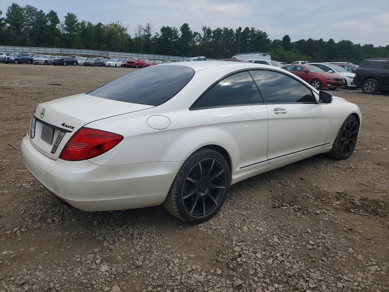 2013 Mercedes-benz Cl 550 4matic White vin: WDDEJ9EB7DA031513