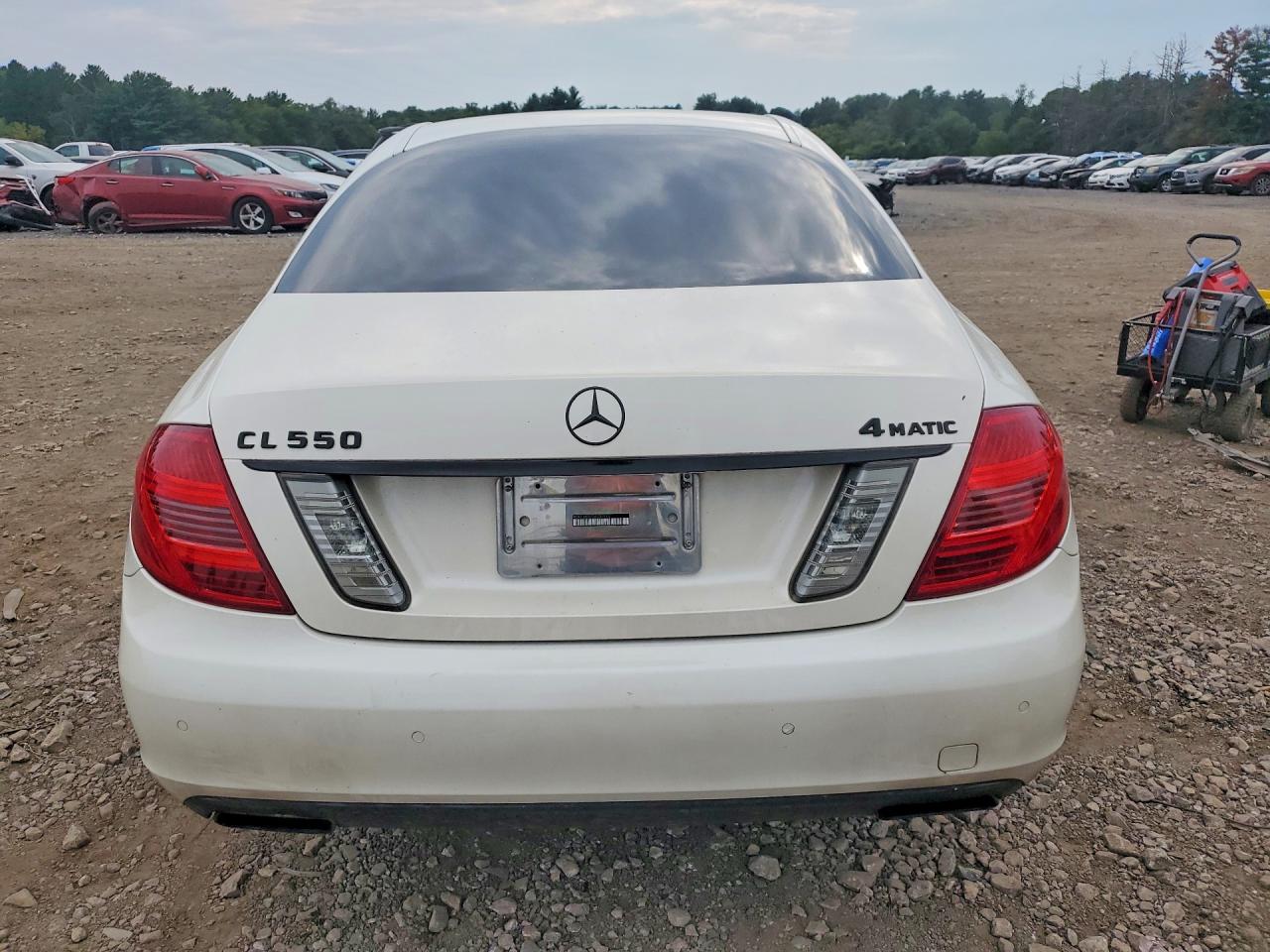 2013 Mercedes-benz Cl 550 4matic White vin: WDDEJ9EB7DA031513