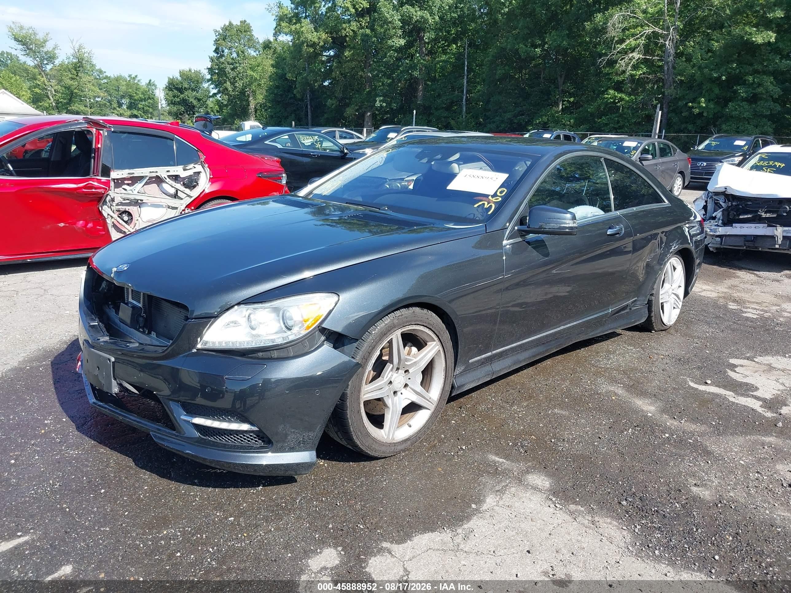 2012 Mercedes-benz Cl 550 4matic Gray vin: WDDEJ9EB8CA028781