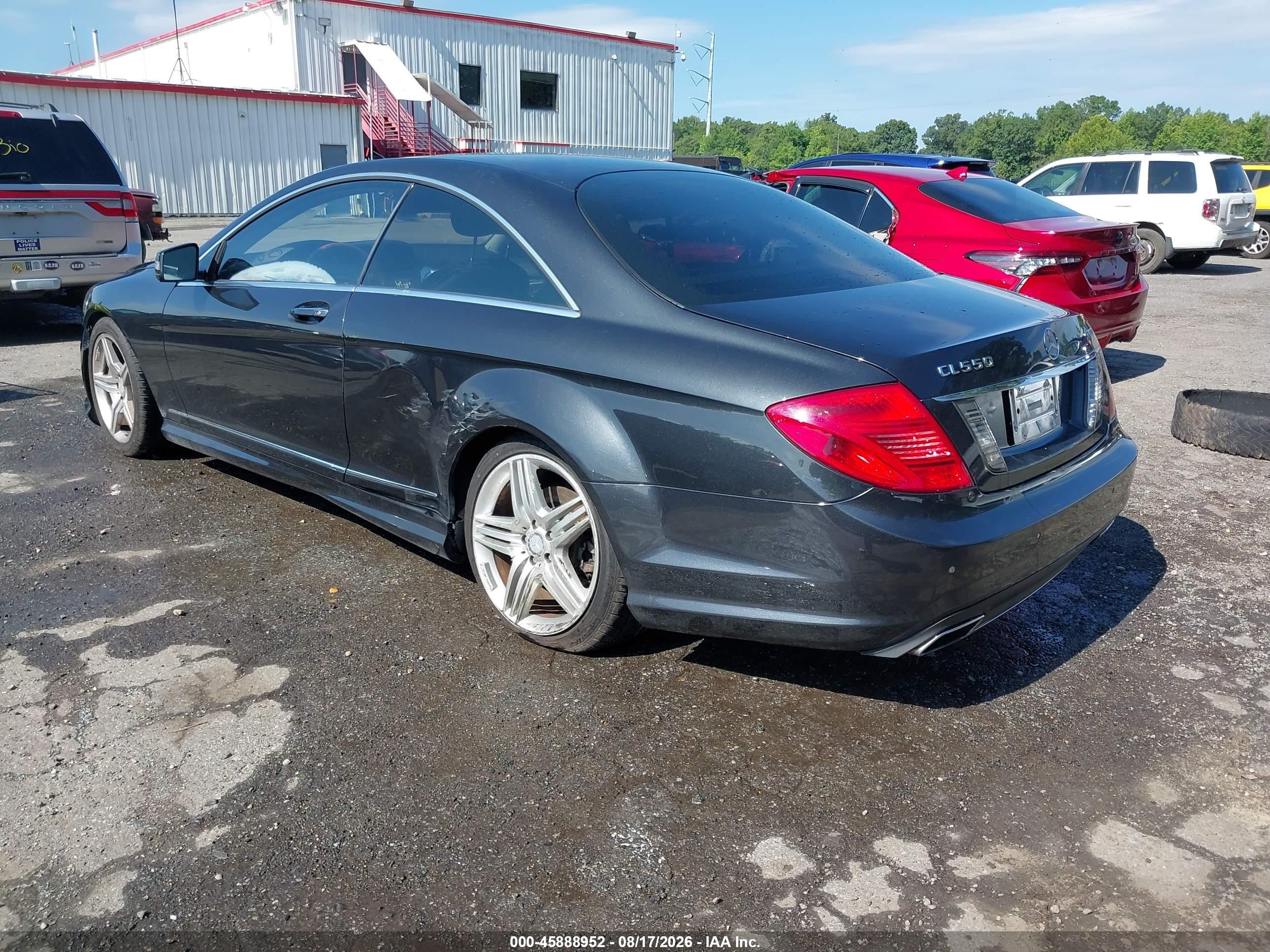 2012 Mercedes-benz Cl 550 4matic Gray vin: WDDEJ9EB8CA028781