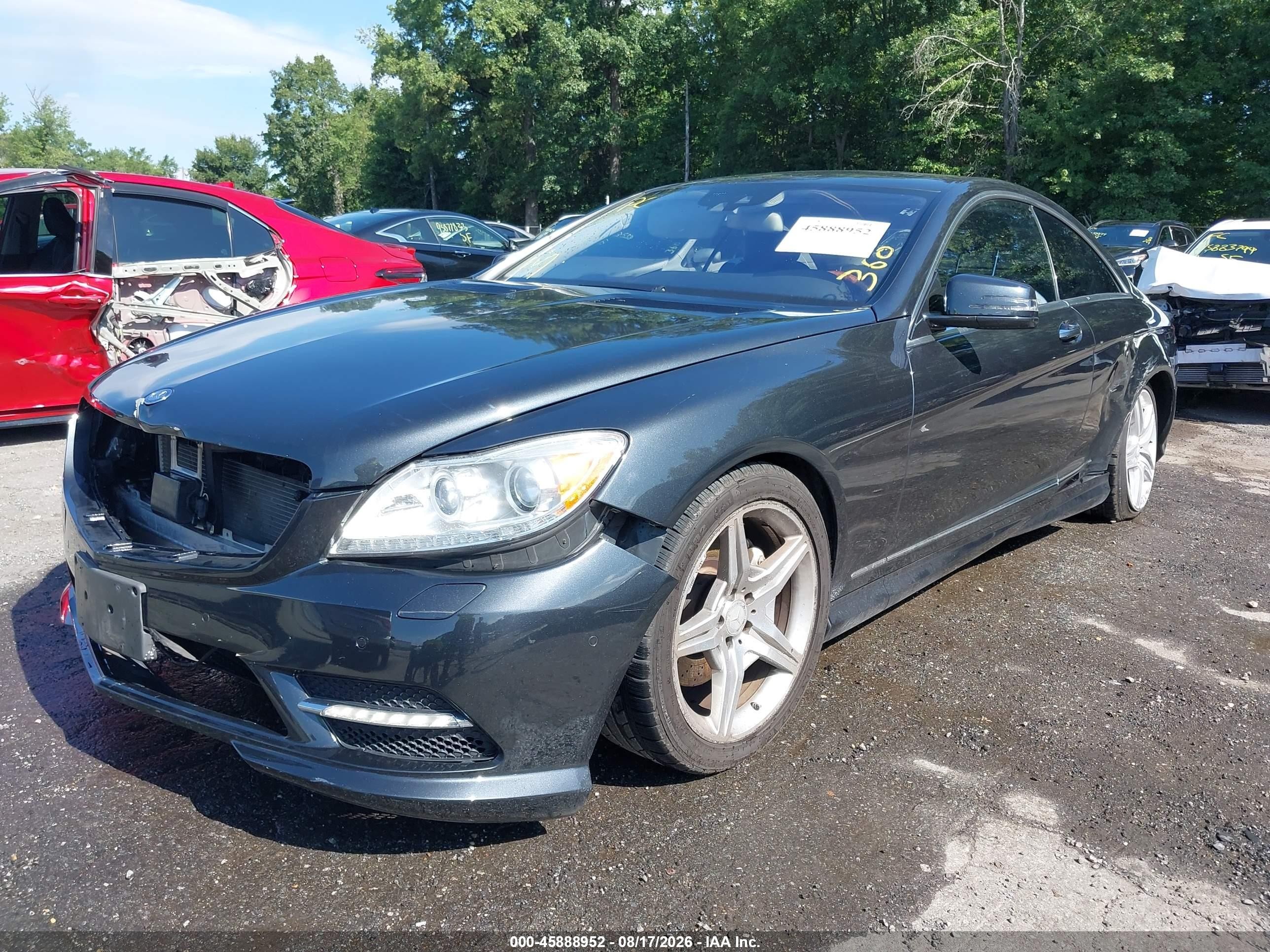 2012 Mercedes-benz Cl 550 4matic Gray vin: WDDEJ9EB8CA028781