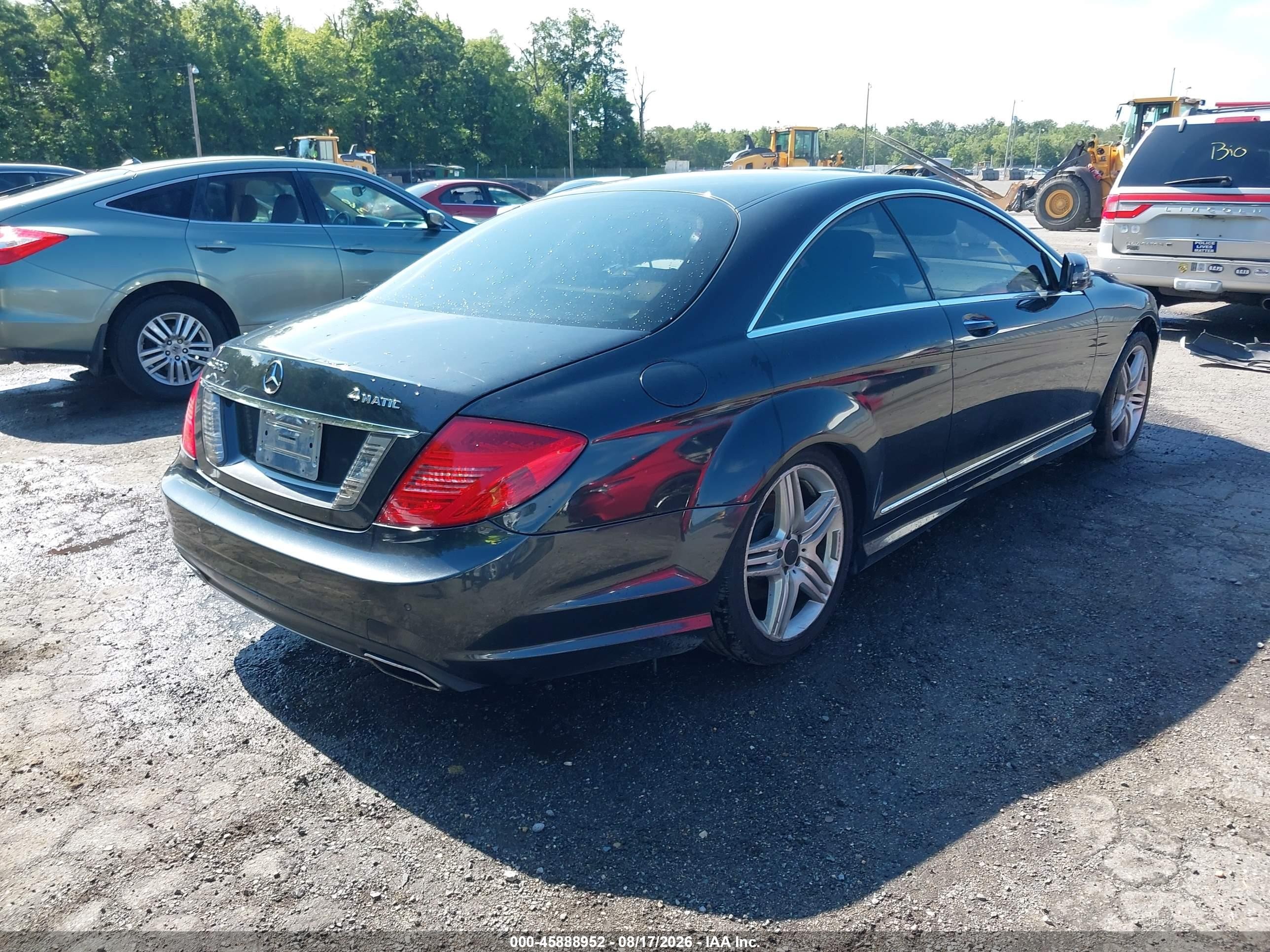 2012 Mercedes-benz Cl 550 4matic Gray vin: WDDEJ9EB8CA028781