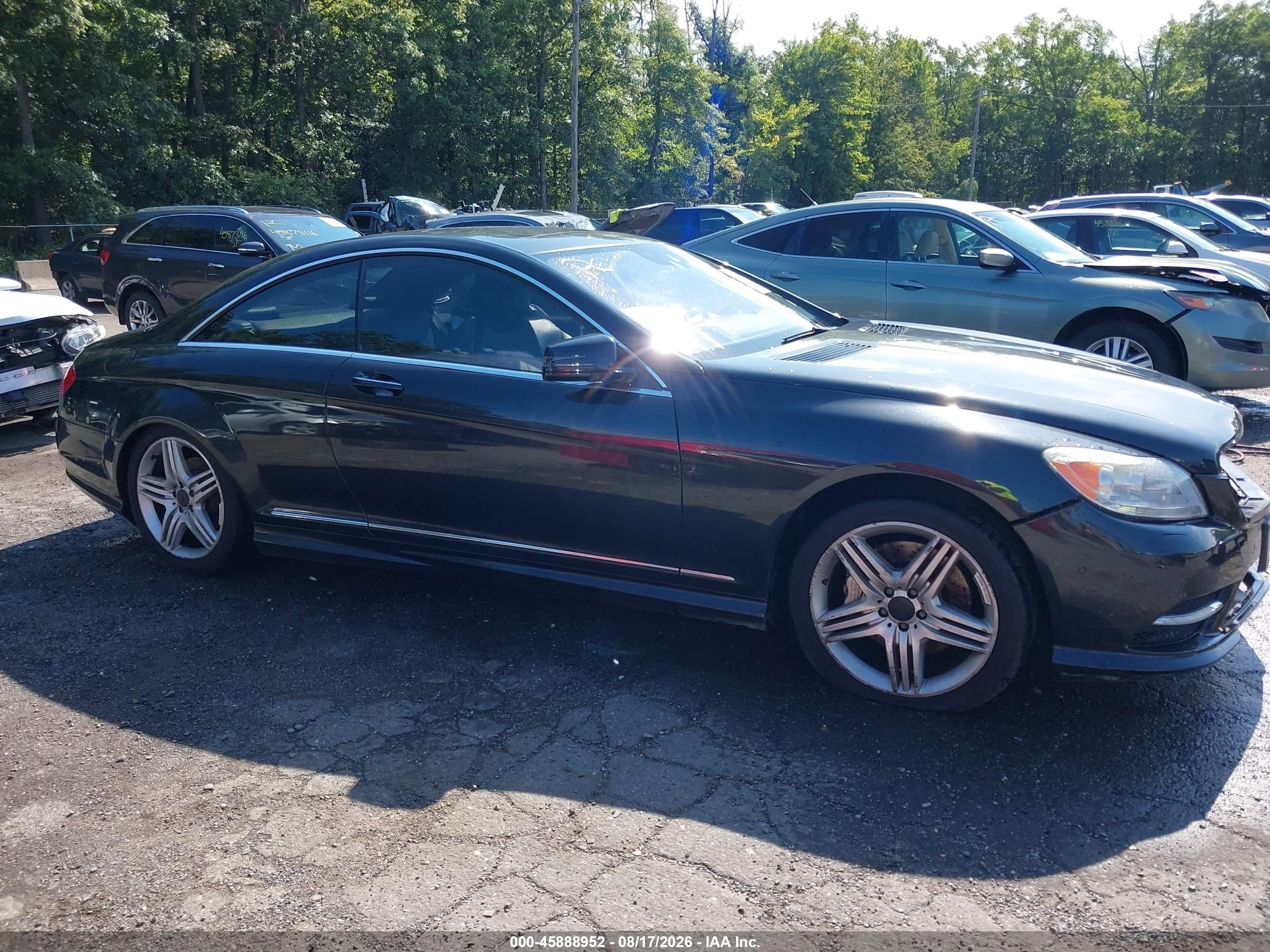 2012 Mercedes-benz Cl 550 4matic Gray vin: WDDEJ9EB8CA028781