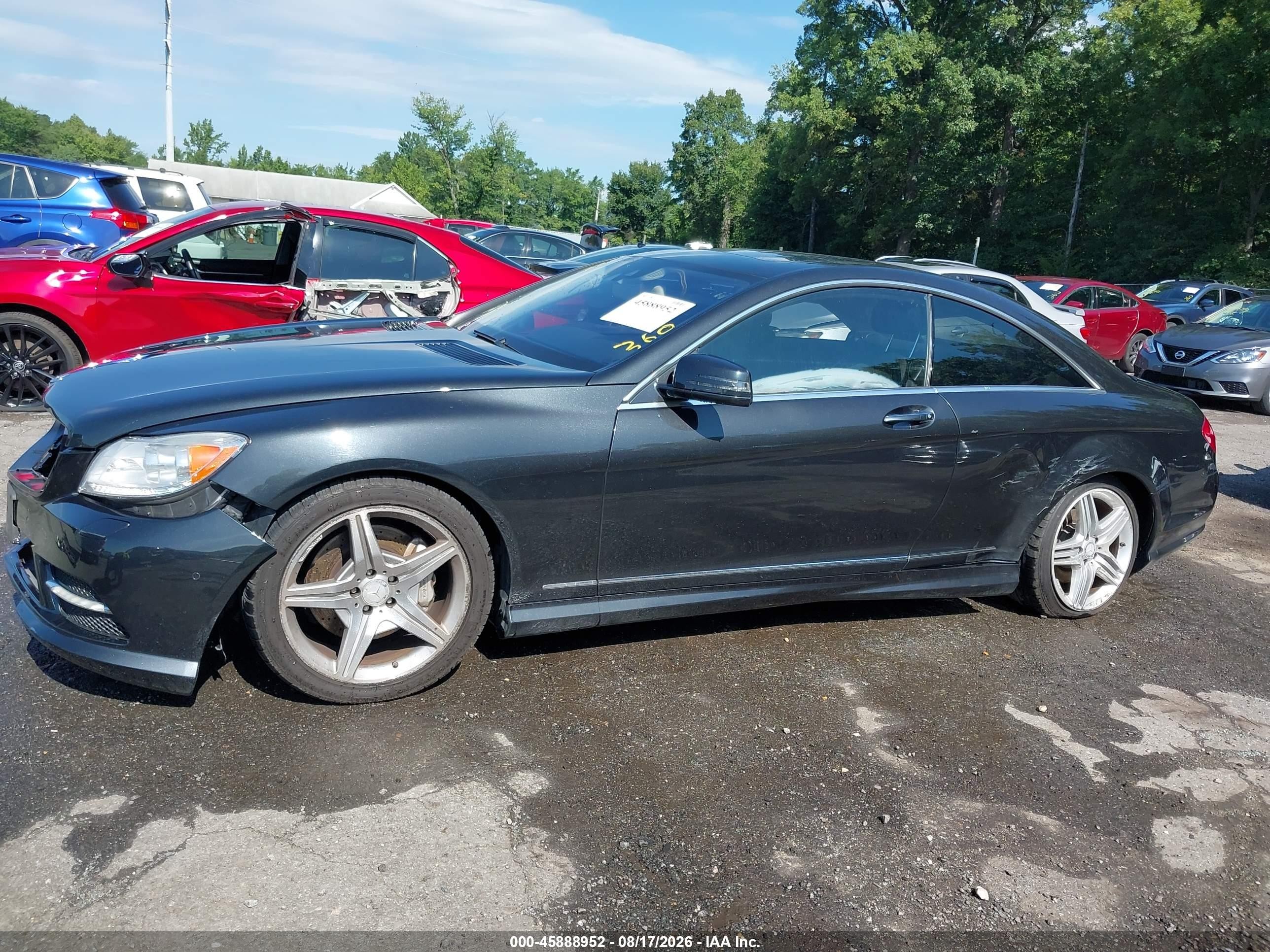 2012 Mercedes-benz Cl 550 4matic Gray vin: WDDEJ9EB8CA028781