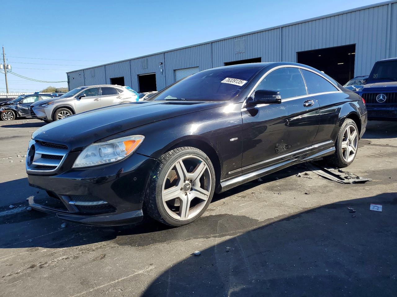 2011 Mercedes-benz Cl 550 4matic Black vin: WDDEJ9EB9BA027492