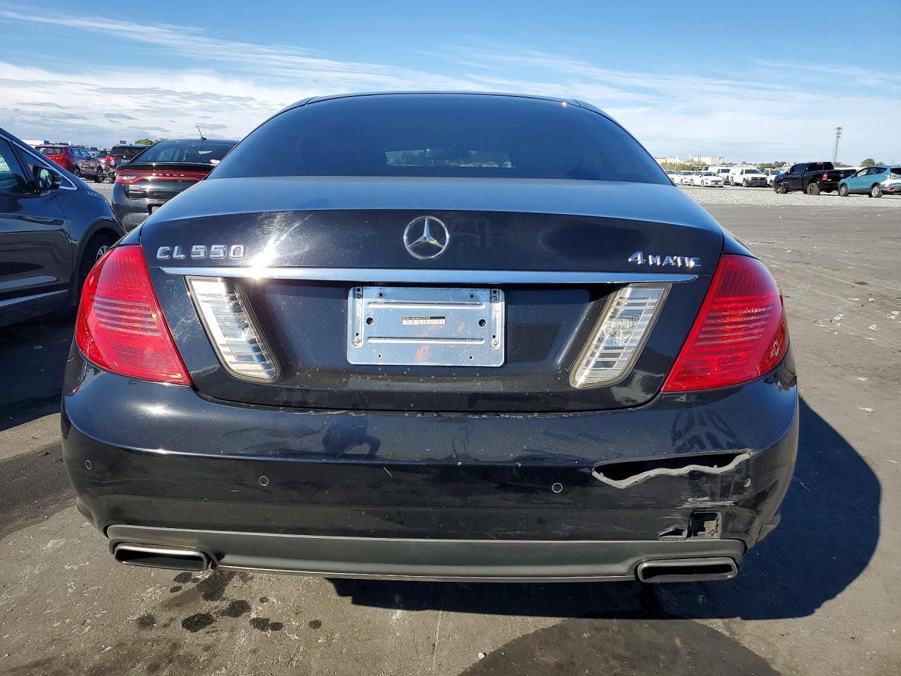 2011 Mercedes-benz Cl 550 4matic Black vin: WDDEJ9EB9BA027492