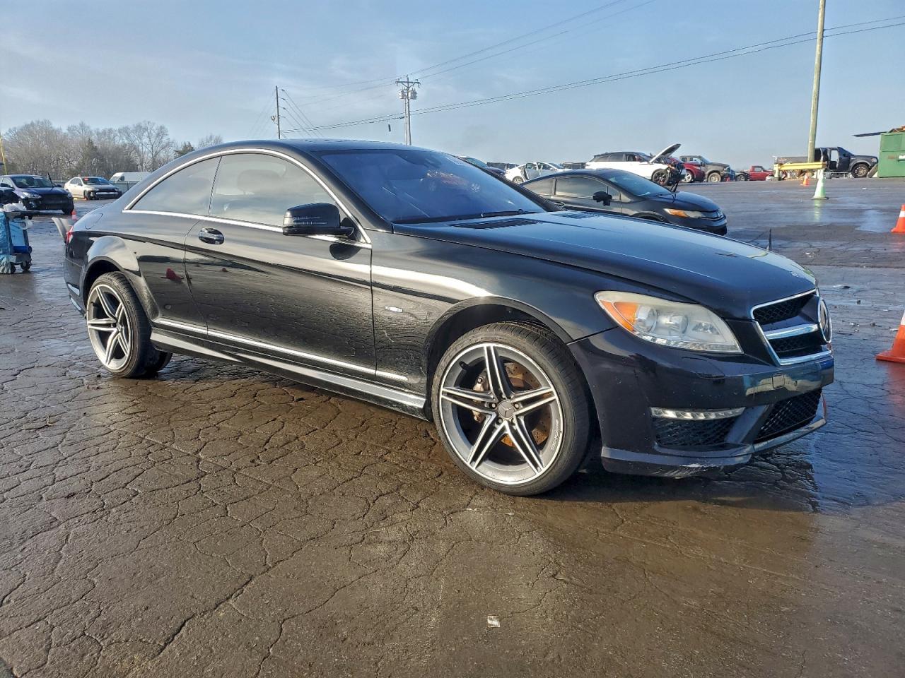 2011 Mercedes-benz Cl 550 4matic Black vin: WDDEJ9EBXBA026125