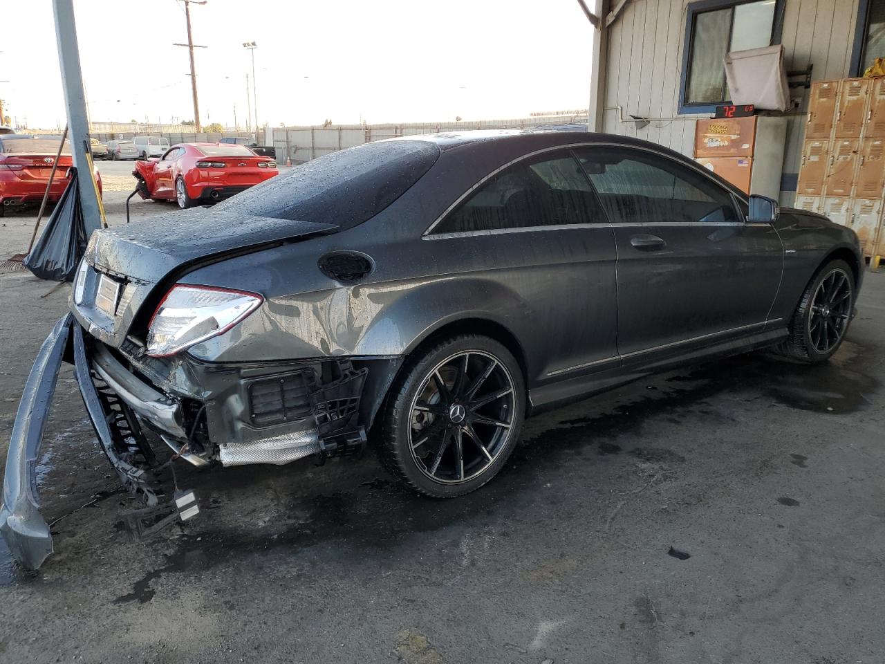 2011 Mercedes-benz Cl 550 4matic Gray vin: WDDEJ9EBXBA026626