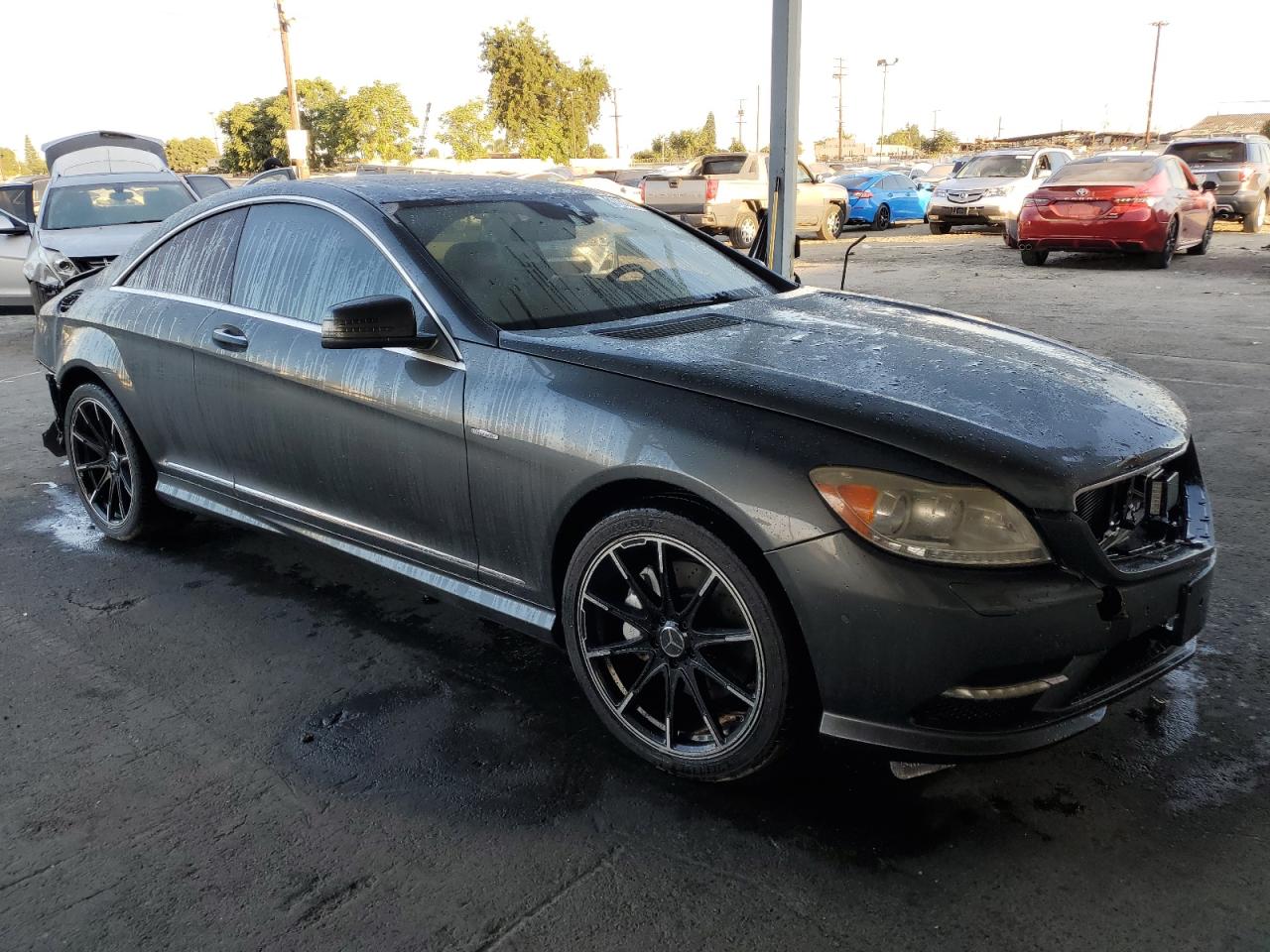 2011 Mercedes-benz Cl 550 4matic Gray vin: WDDEJ9EBXBA026626
