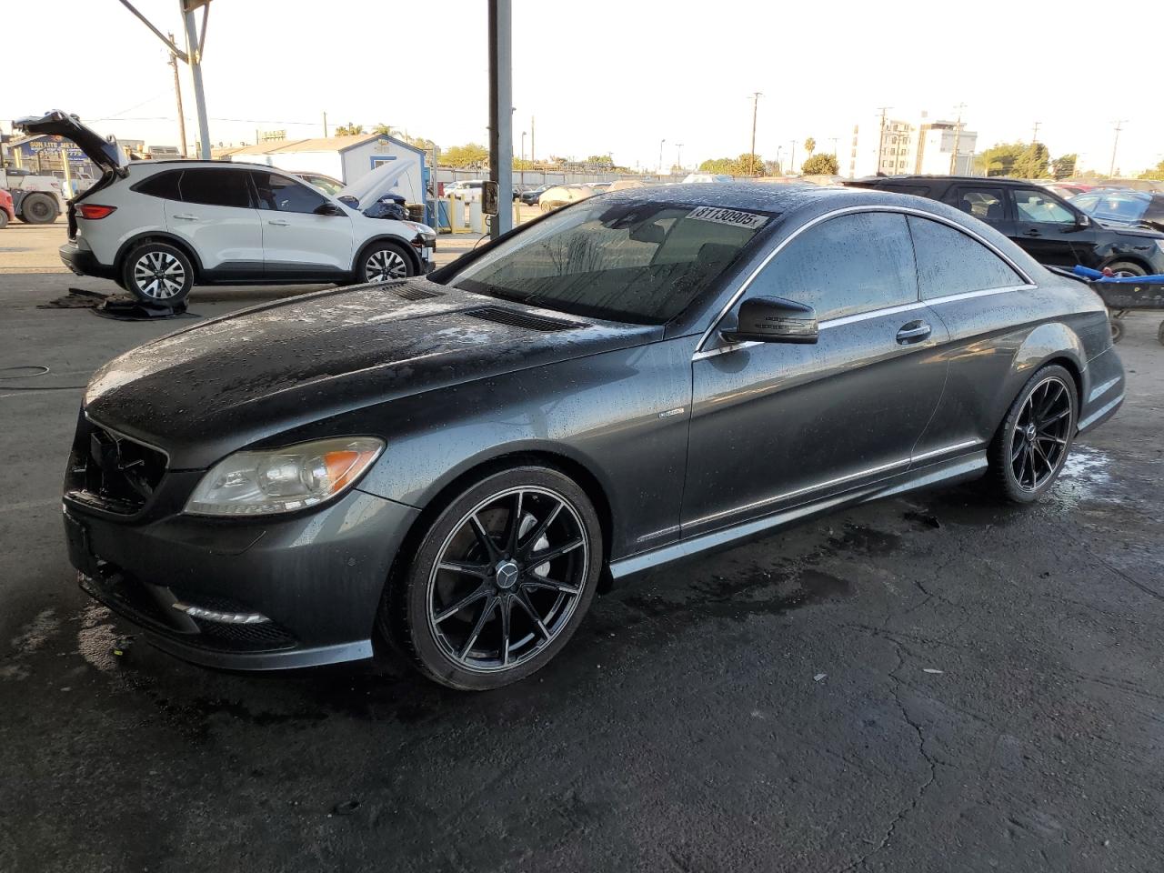 2011 Mercedes-benz Cl 550 4matic Gray vin: WDDEJ9EBXBA026626
