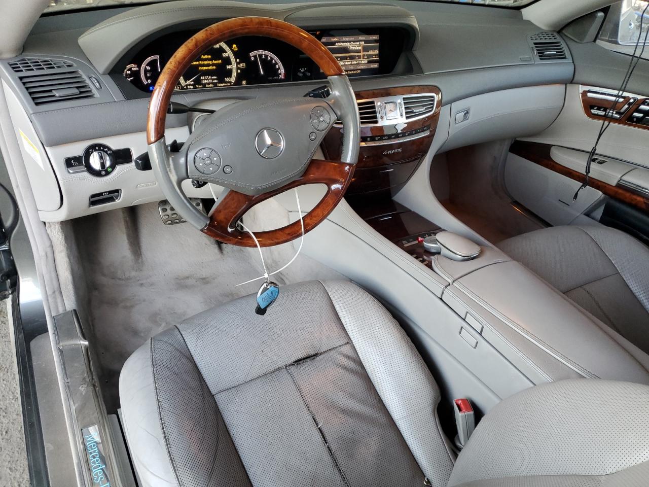 2011 Mercedes-benz Cl 550 4matic Gray vin: WDDEJ9EBXBA026626